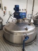 Websters 5,000 Litre Jacketed Mixing Vessel with Lightnin Mixer