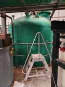 20,000 Litre Fibreglass Storage Tank with Top & Bottom Manway