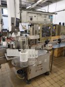 Precision Front & Back Labeller with Scroll Infeed & Top Hold Conveyor – max speed 60 BPM
