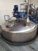 Bibby’s 10,000 Litre Mixing Vessel with Lightnin Mixer.