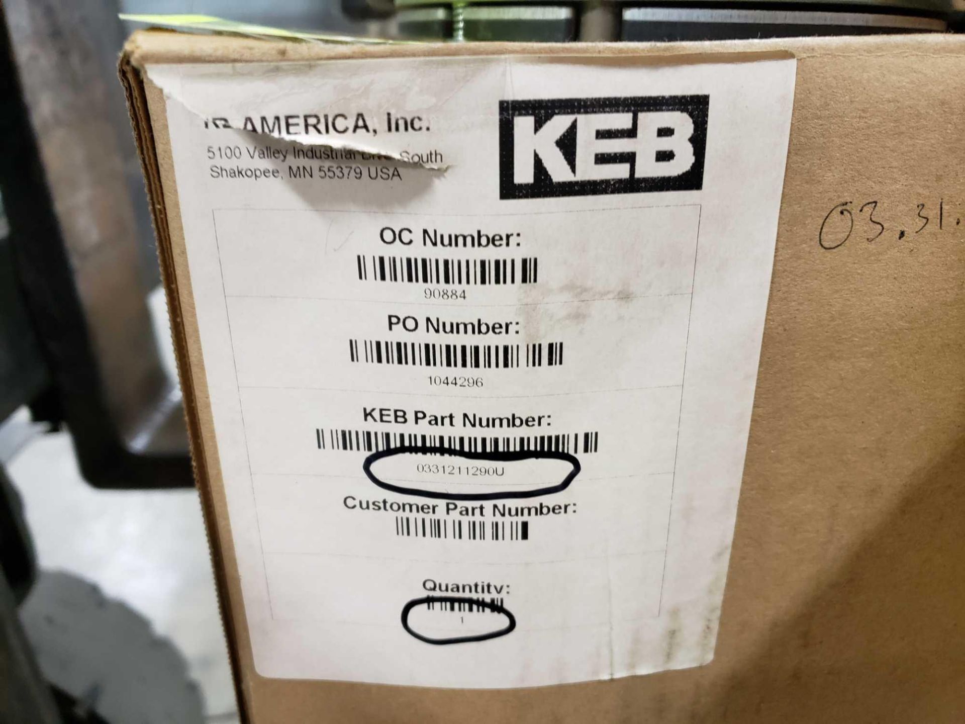 KEB brake model 0331211290U. New in box. - Image 2 of 3