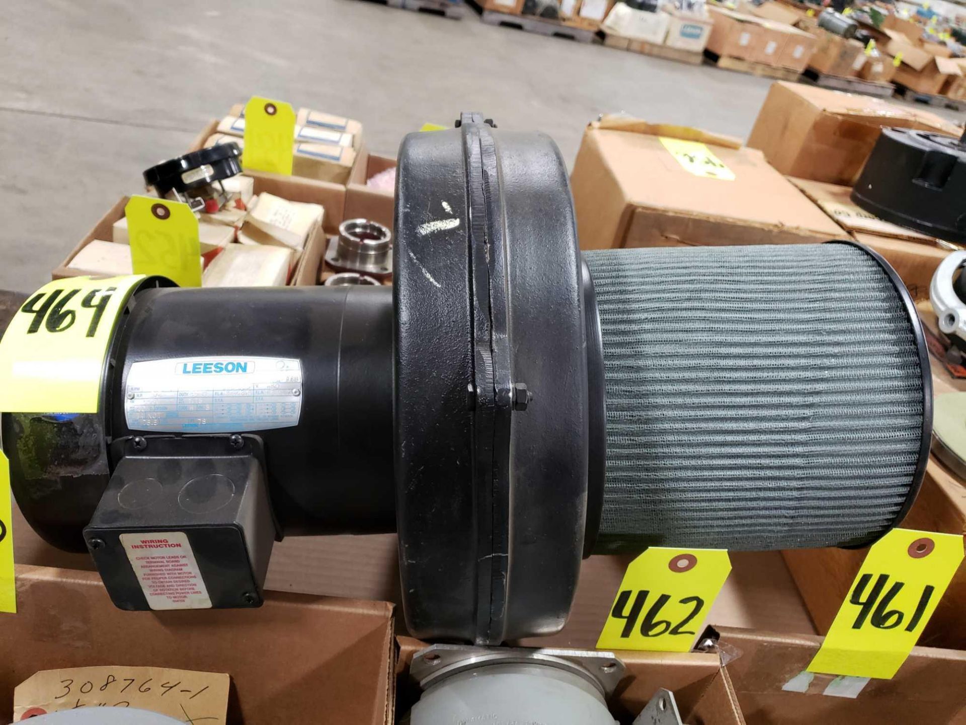 Powertec blower with leeson motor. New as pictured.