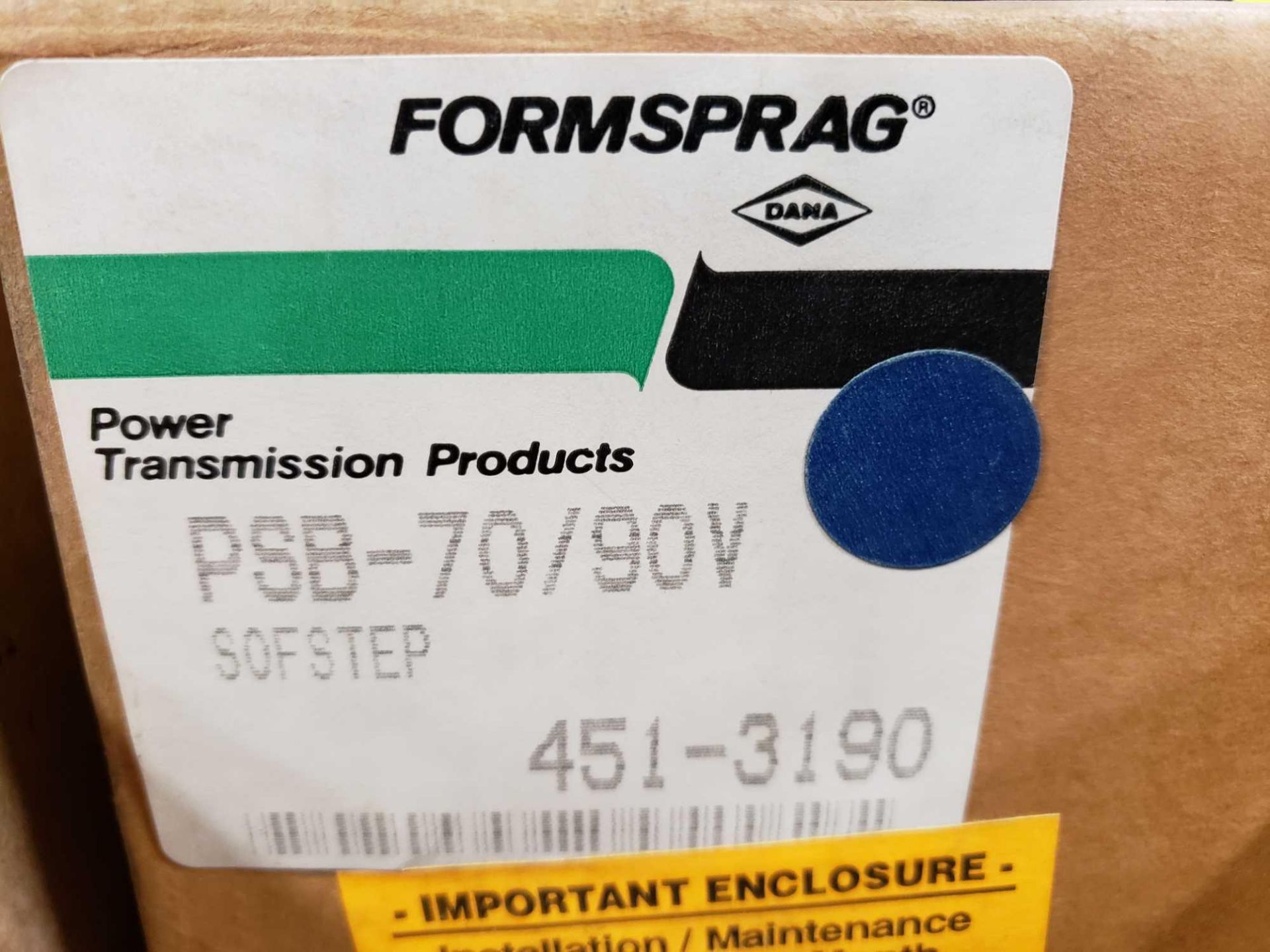 Formsprag Magpowr sofstep model PSB-70/90V magnetic partical clutch brake. New in box. - Image 3 of 3