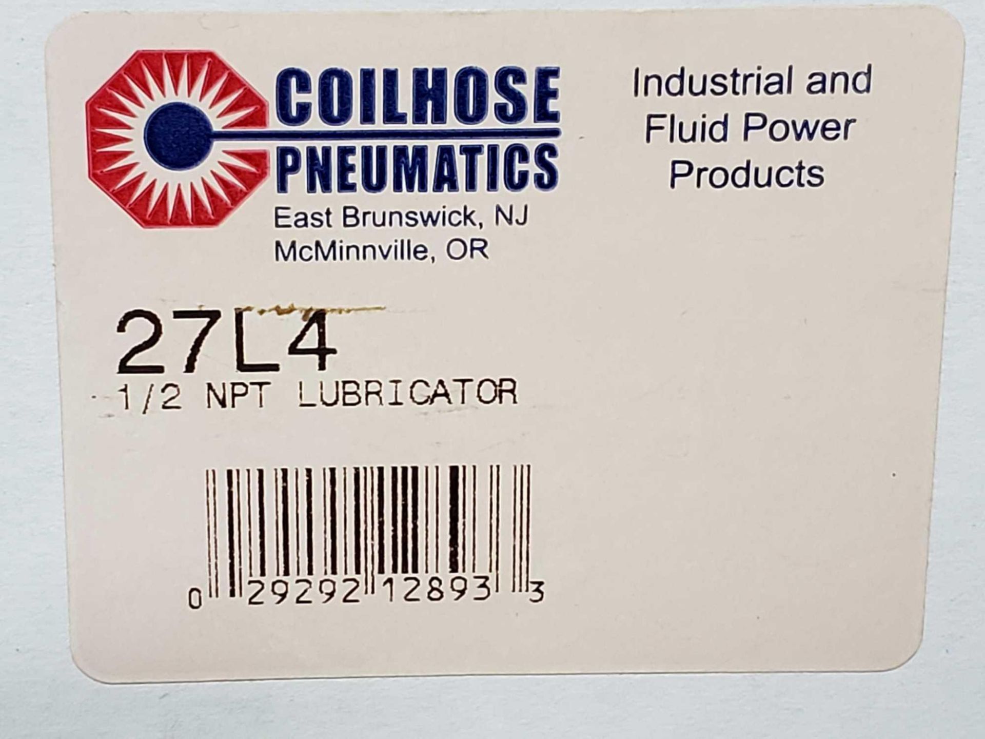 Coilhouse pneumatics lubricator model 27L4. New in box. - Image 2 of 2