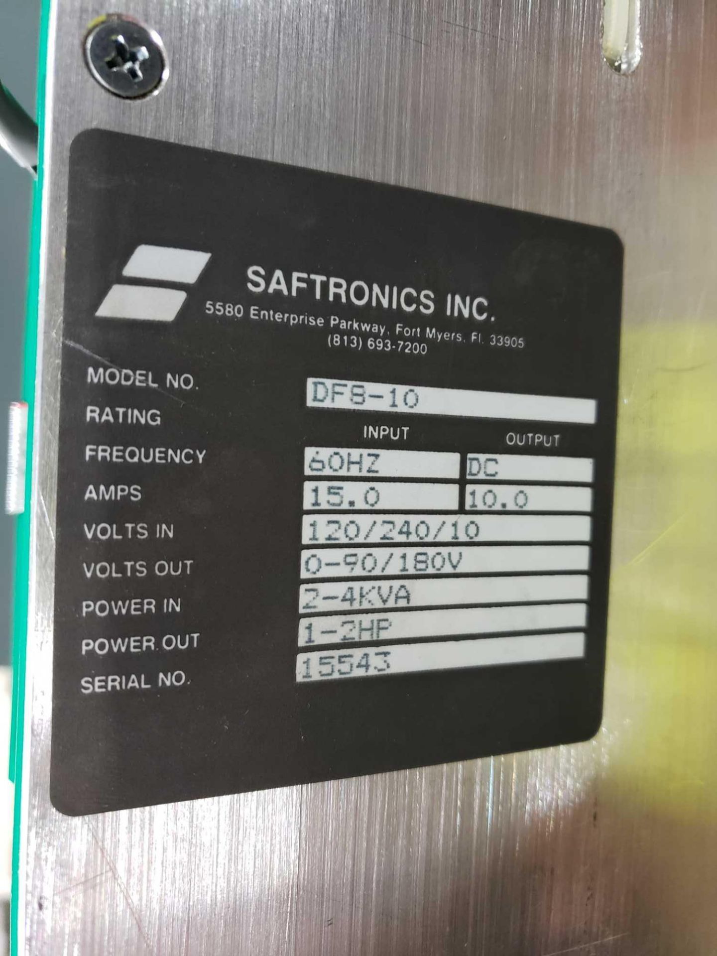 Saftronics drive model DF8-10. New in box. - Image 3 of 3