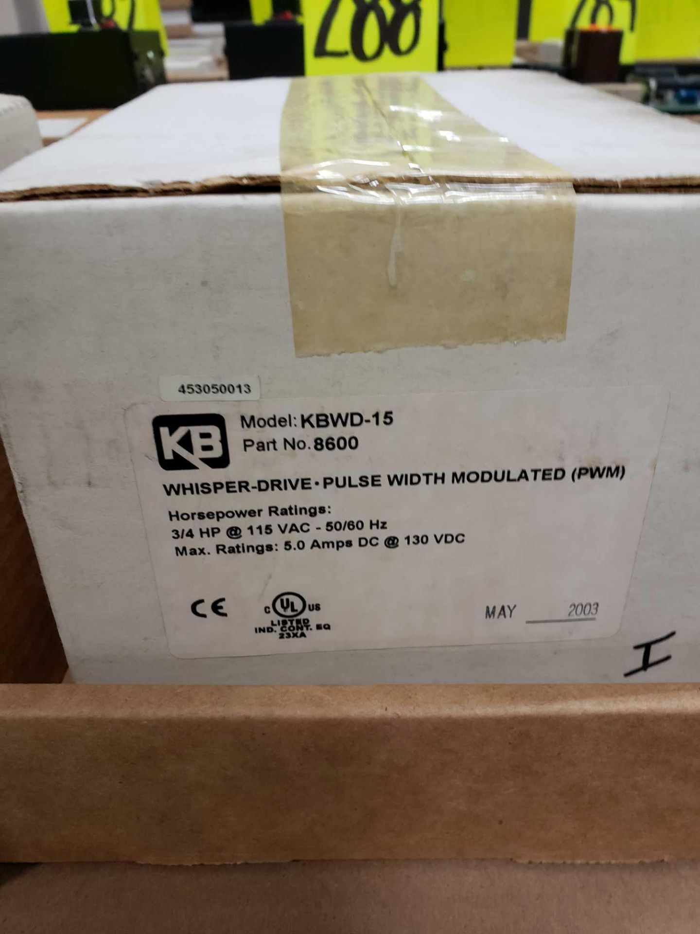 KB Electronics whisper drive pulse width modulated model KBWD-15, part number 8600. New in box. - Image 2 of 2