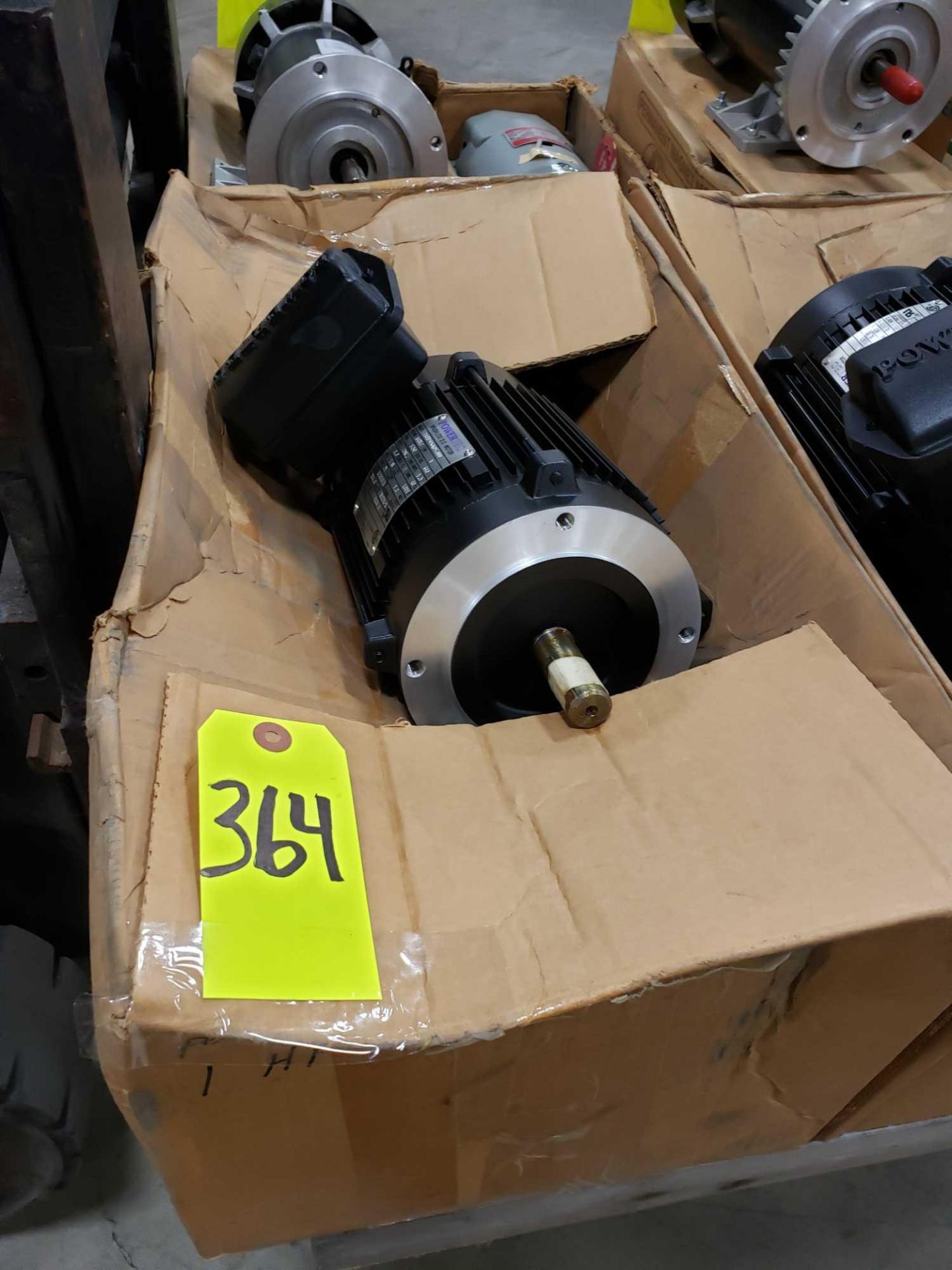 1hp Powertec model F143D4A6N0A7000 DC brushless motor, 640vdc, 1750rpm, 143tc frame. New in box.