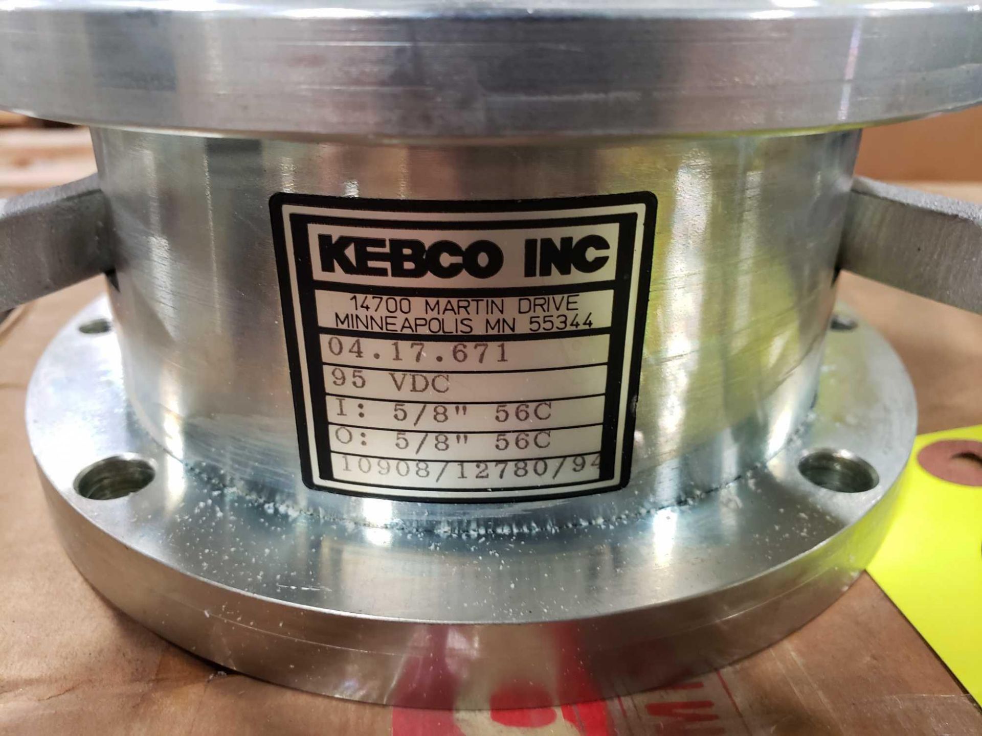 Kebco brake model 04.17.671, 95vdc, 56c output, 56c input. New in box. - Image 2 of 3