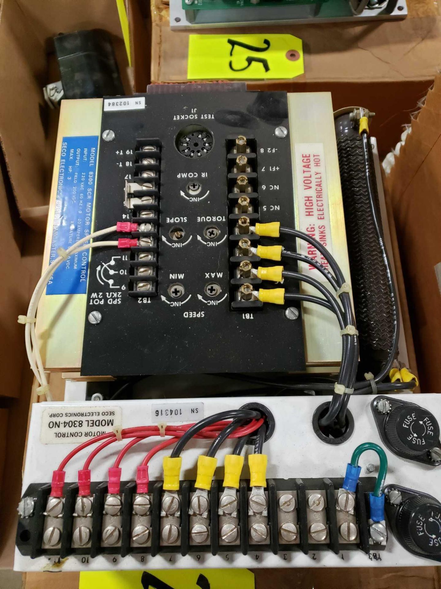 Seco Electronics model 8300 SCR motor control part 8304-N0.. New in box. - Image 3 of 3