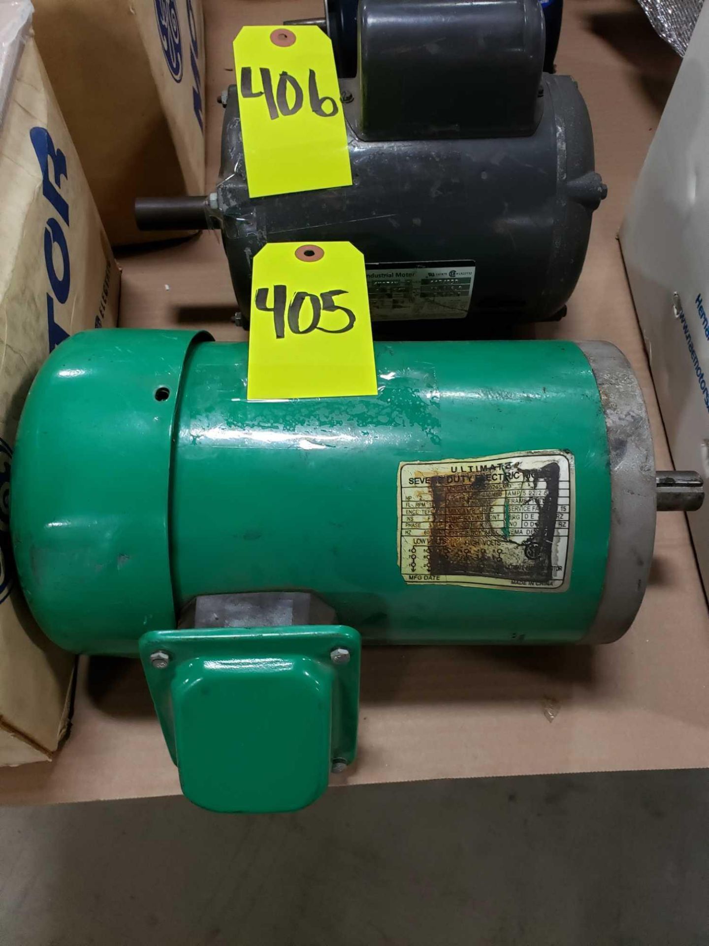 2hp Ultimate Severe Duty Electric motor, 3 phase, 208-230/460v, 190/380v.