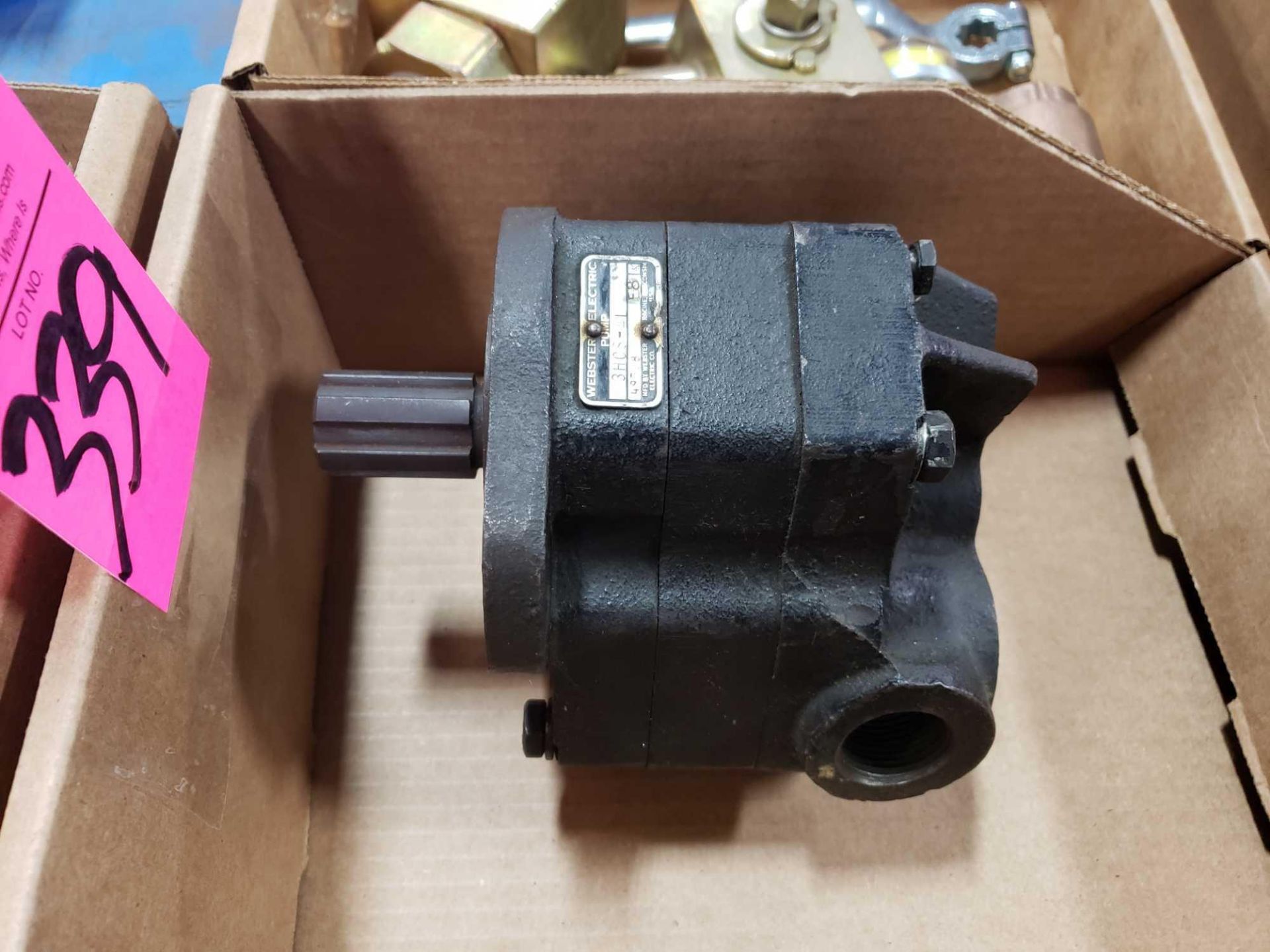 Webster Electric hydrualic pump. Model 3HCS-41. - Image 3 of 3