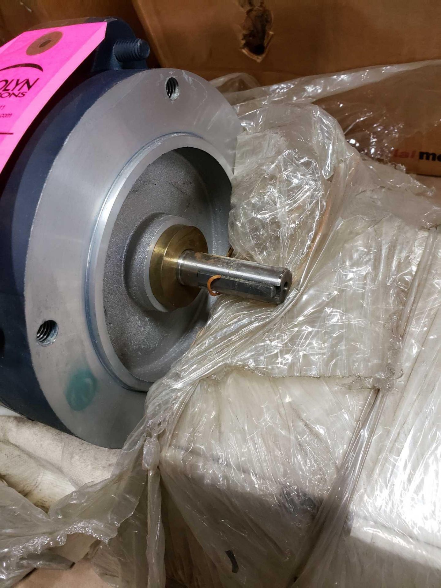 1/2hp Leeson explosion proof motor model AST17EC22G, 208-230/460v, 1725/1425rpm. - Image 2 of 3