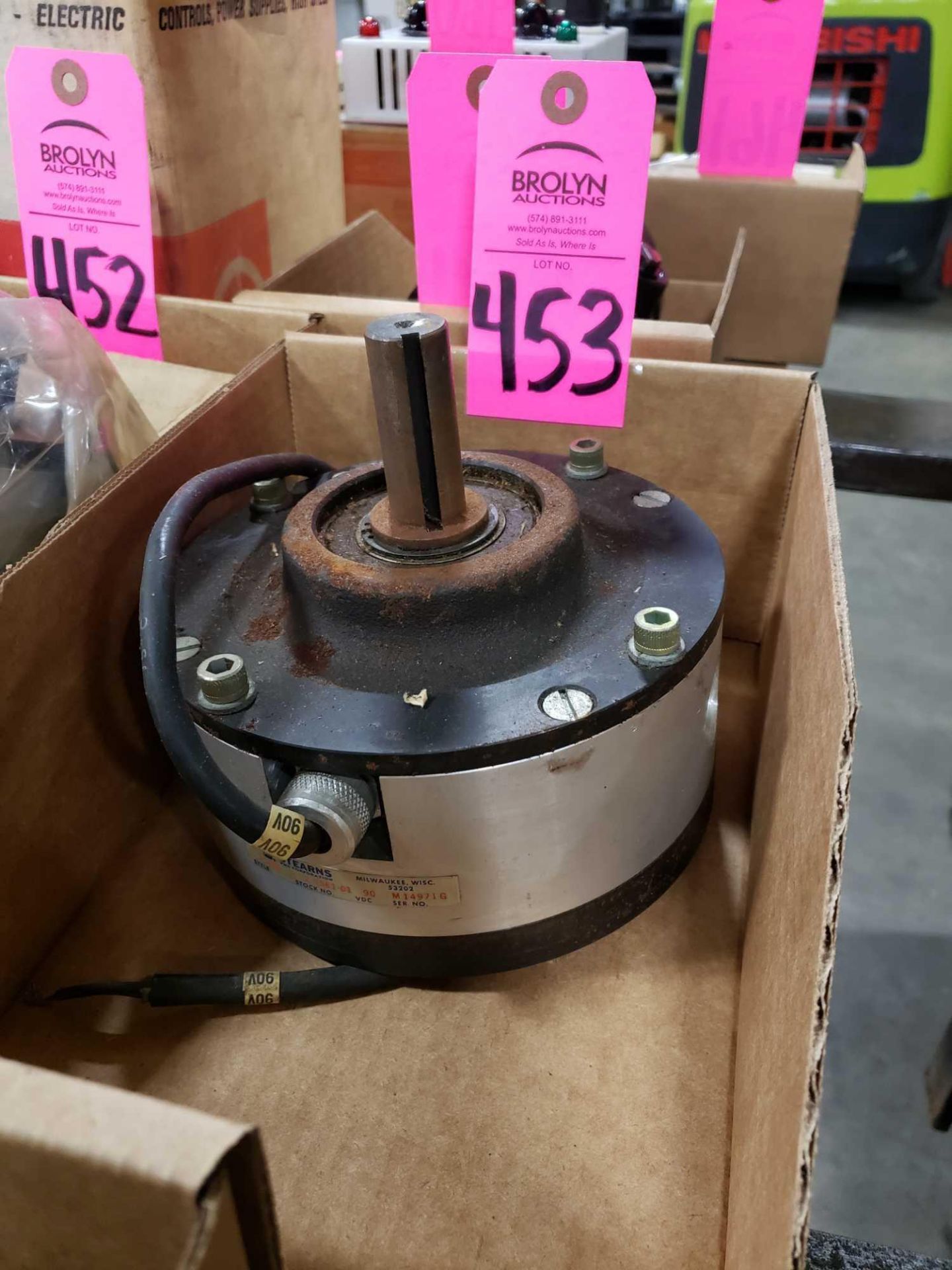 Stearns clutch brake. Style 5.5CFB. 90vdc.