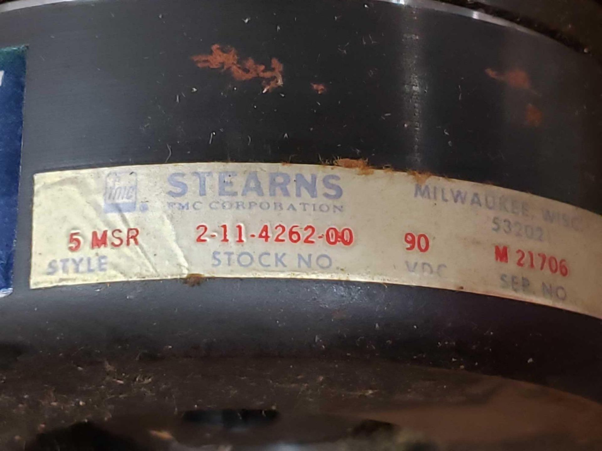 Stearns clutch brake. Style 5MSR. 90vdc. New with wear. - Image 3 of 3