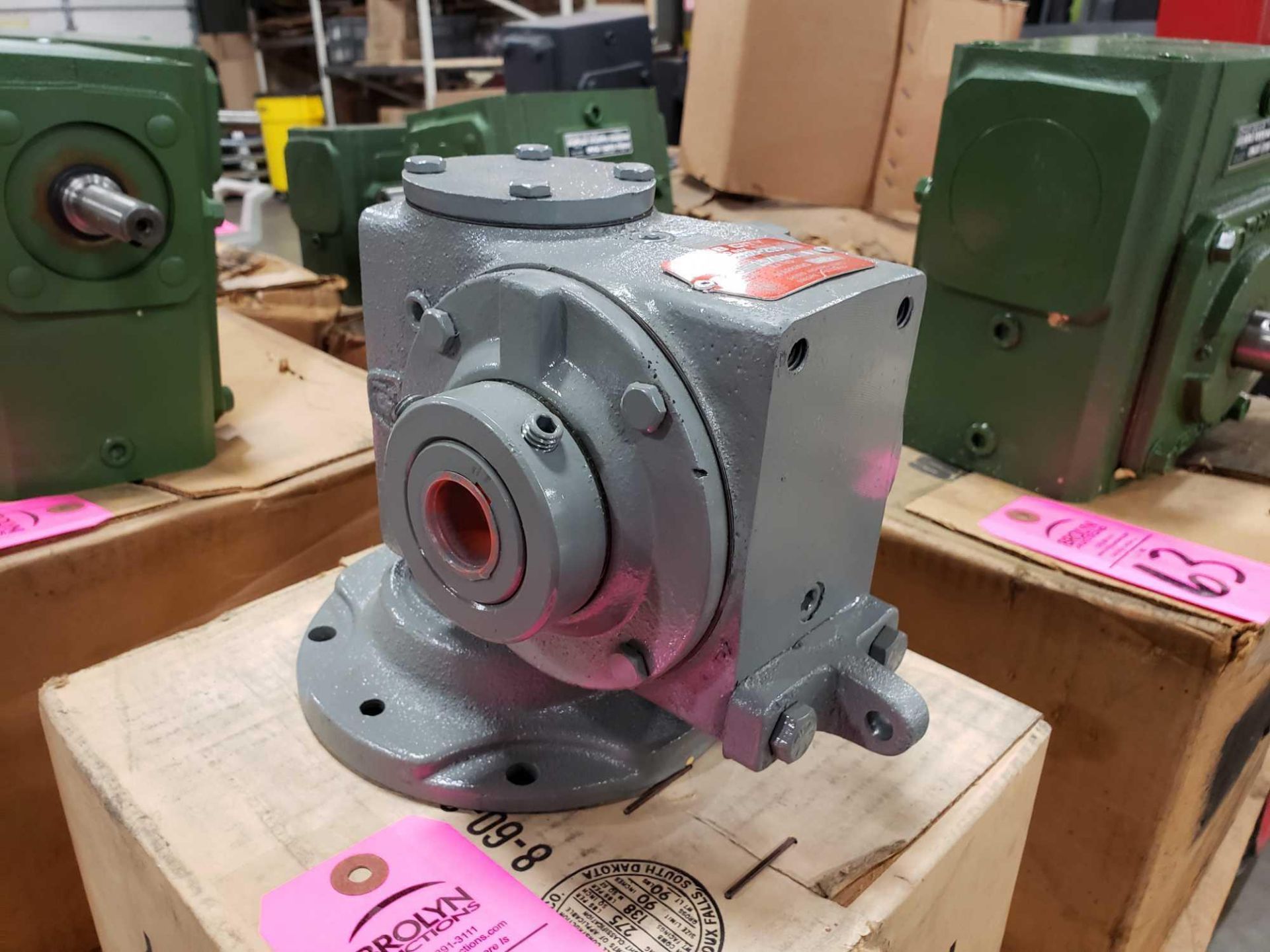 Hub City gear box speed reducer model 215, ratio 15/1WR, style A. New in box. - Image 2 of 3