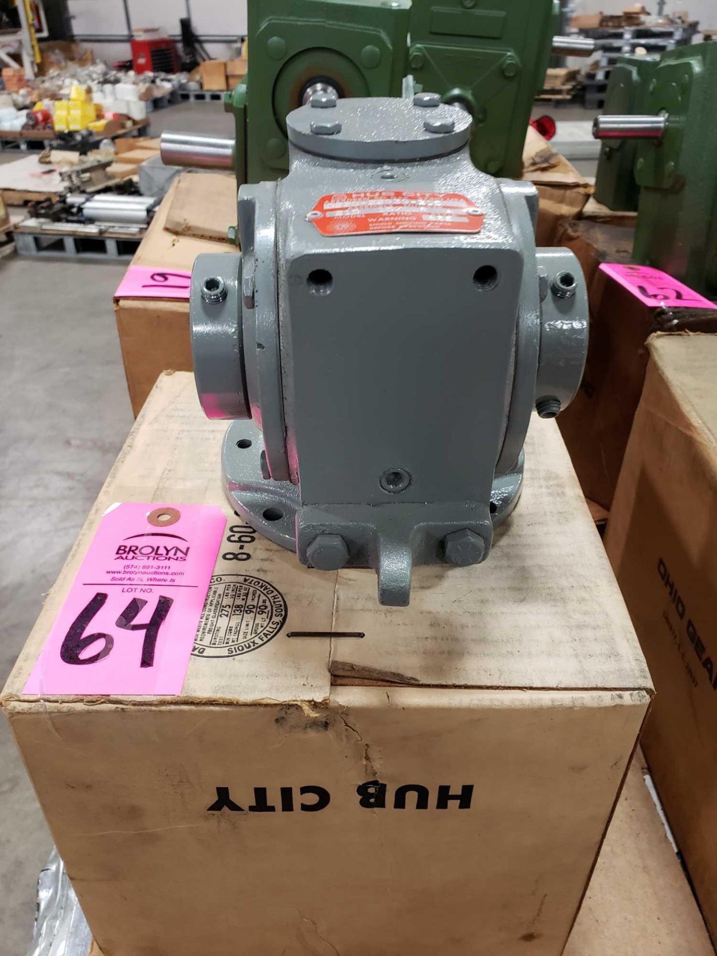 Hub City gear box speed reducer model 215, ratio 15/1WR, style A. New in box.