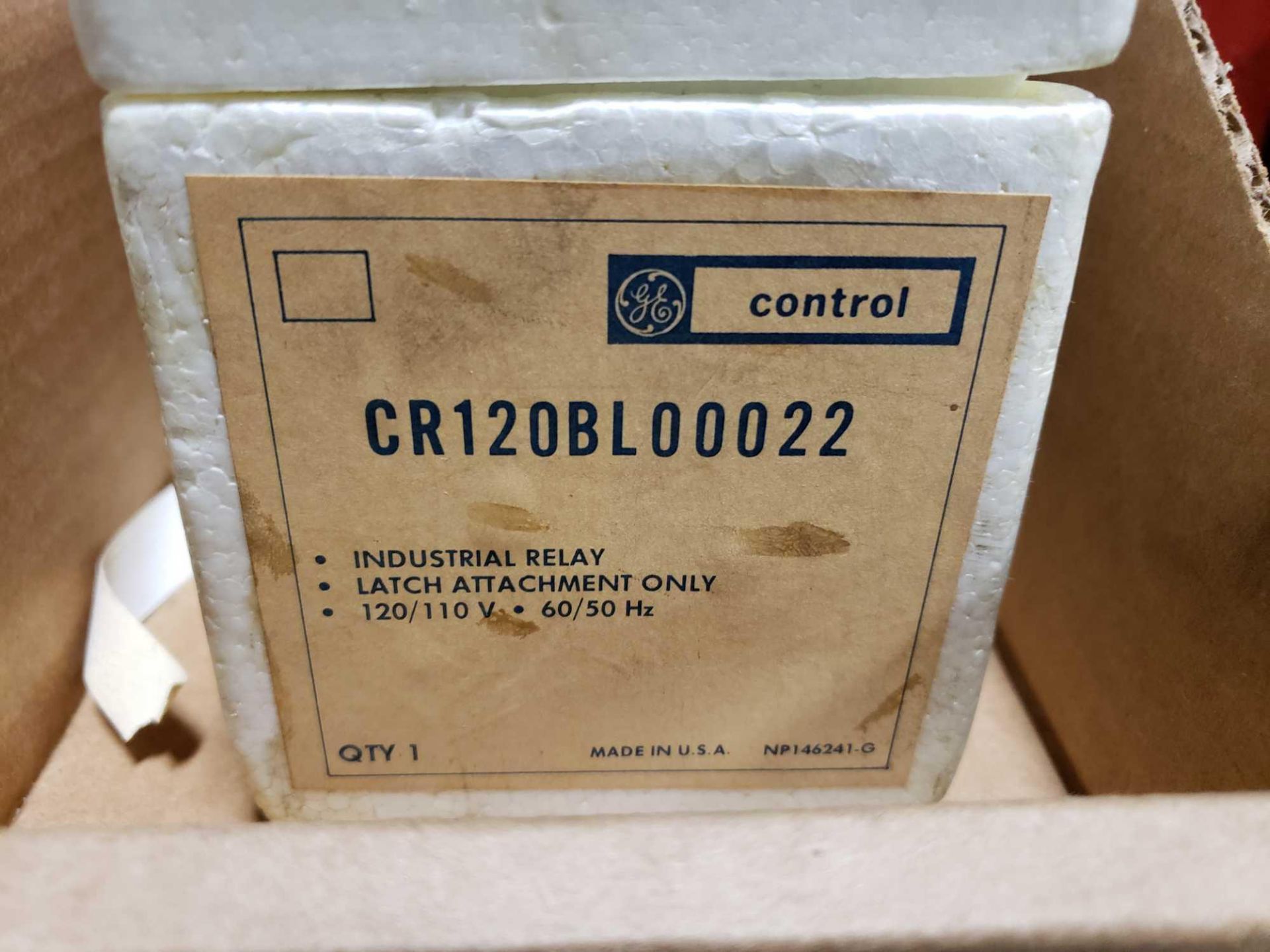 GE control relay model CR120BL00022. New in package. - Image 2 of 2