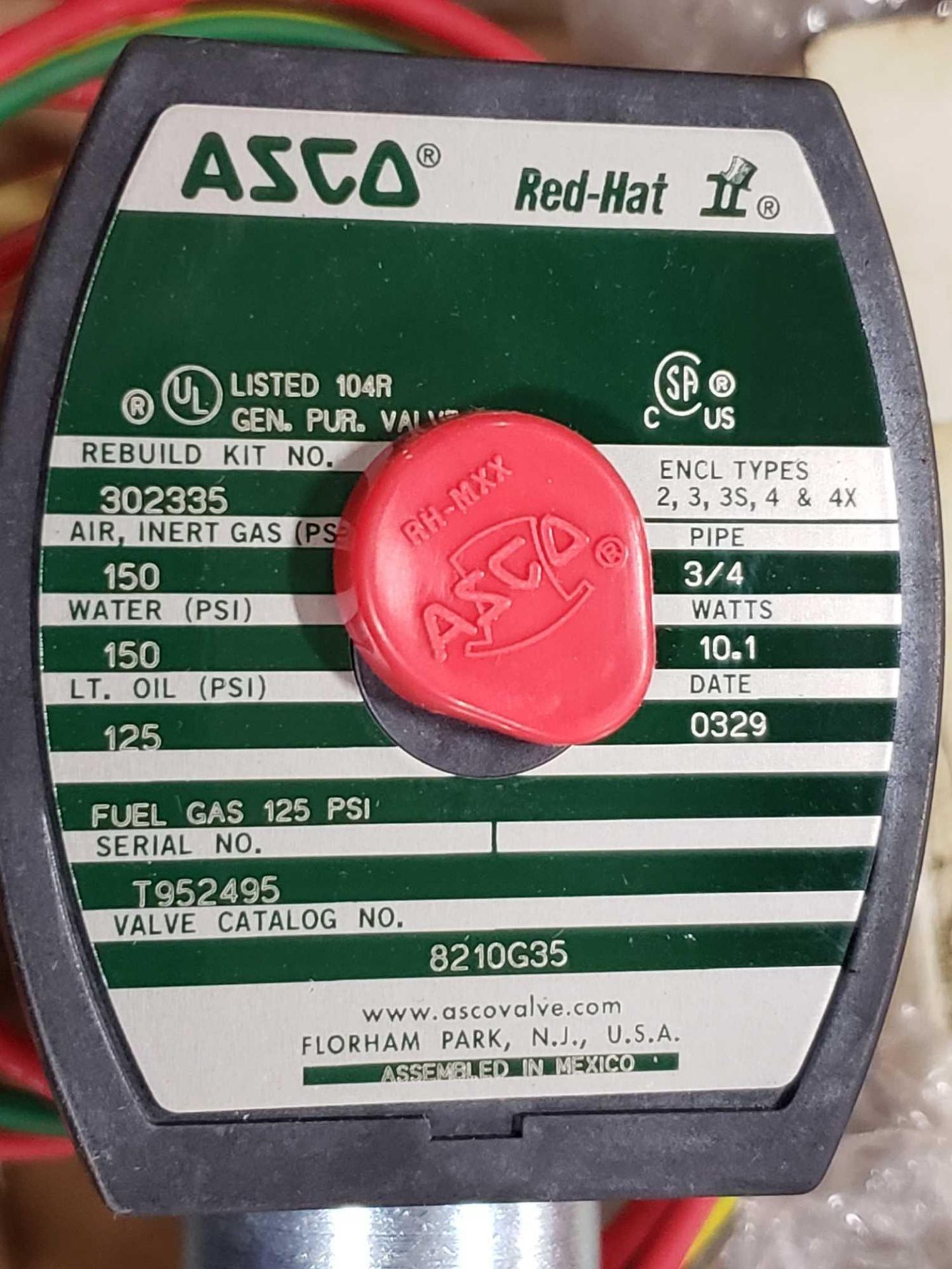 Asco valve part number 8210G35. New in box. - Image 3 of 3