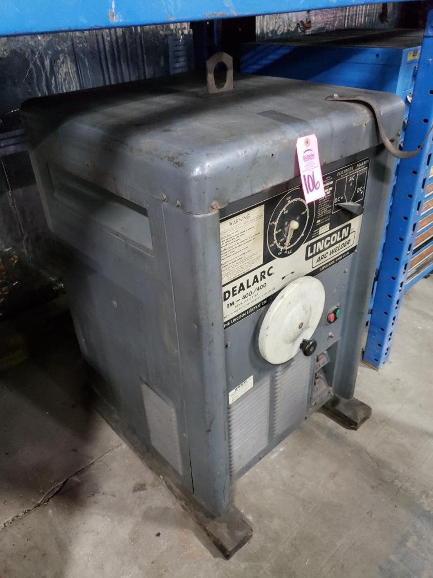 Lincoln Idealarc TM-400/400 Arc Welder. 3 phase, 230/460v. - Image 5 of 5