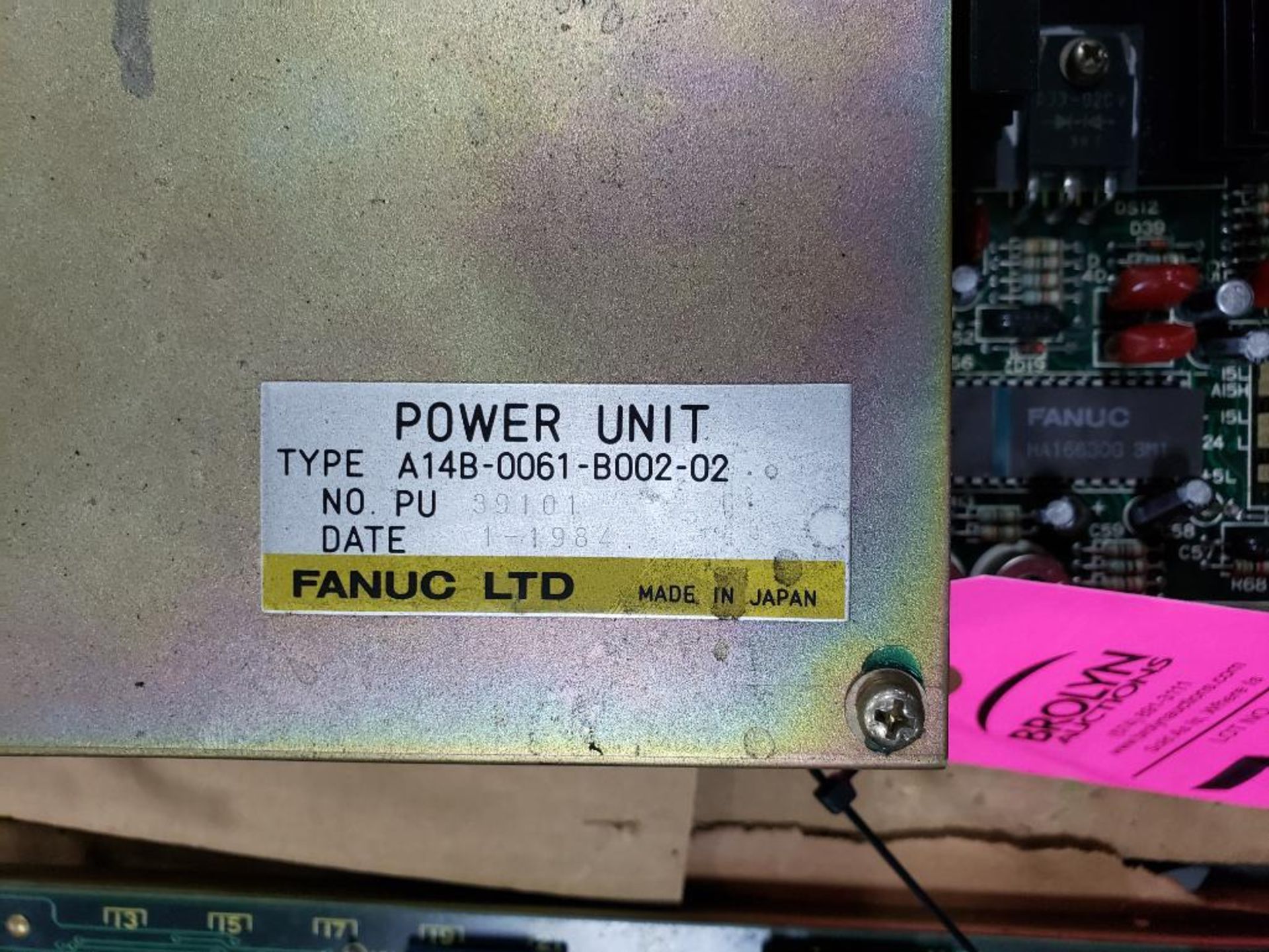 Fanuc power supply unit model A14B-0061-B002-02. Pulled from working machine. - Bild 3 aus 4