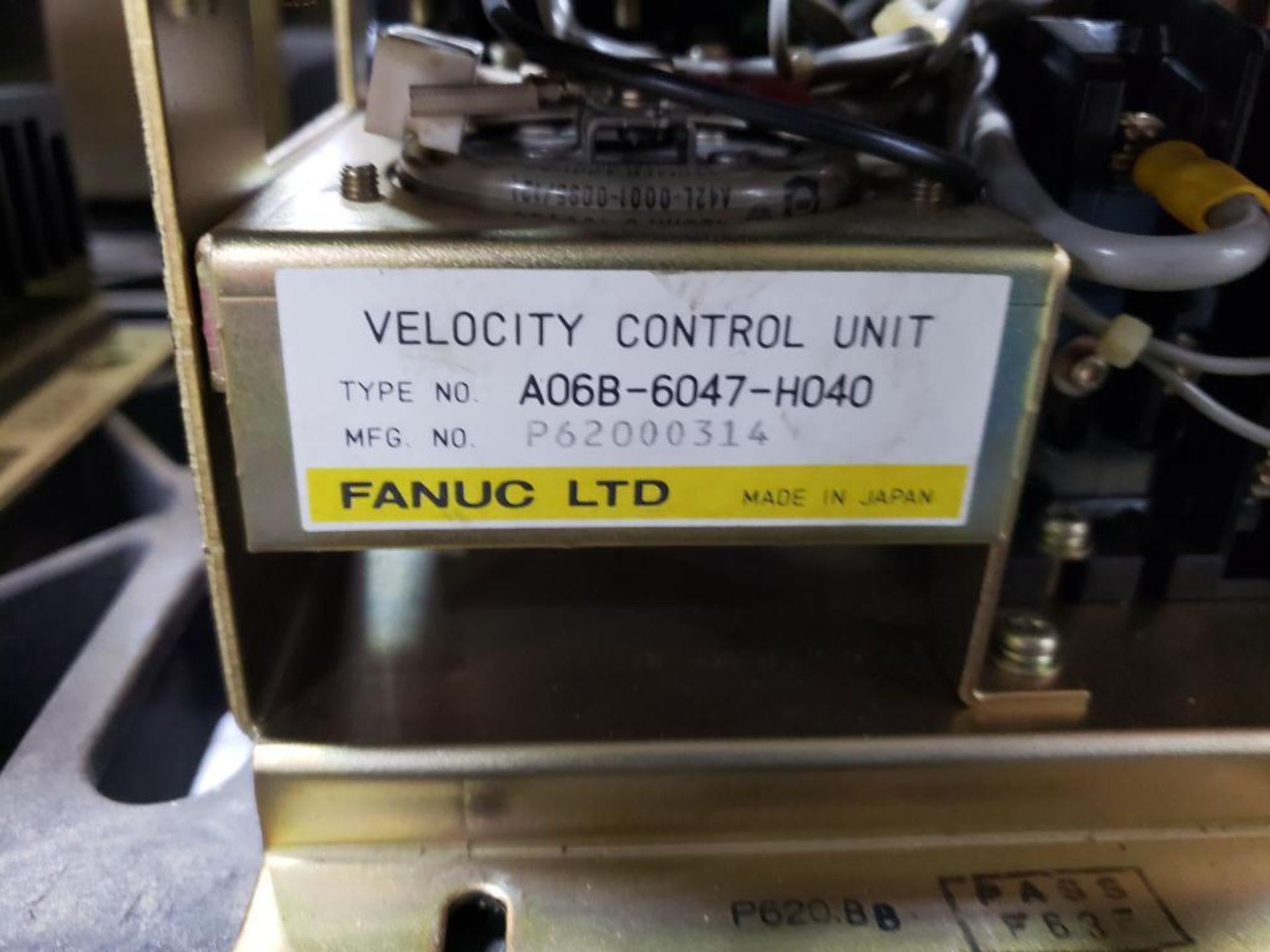 Fanuc velocity control unit model A06B-6047-H040. Pulled from working machine. - Image 3 of 5