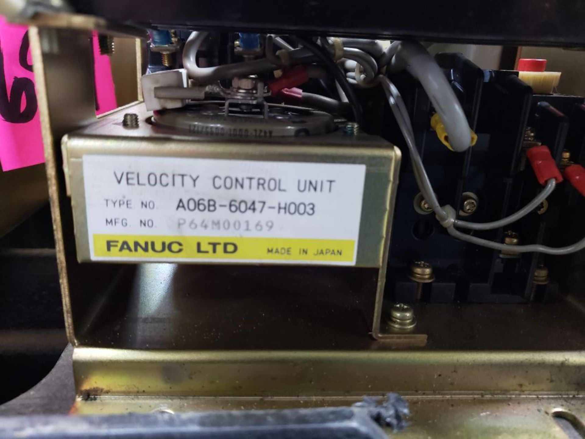 Fanuc velocity control unit model A06B-6047-H003. Pulled from working machine. - Image 3 of 5