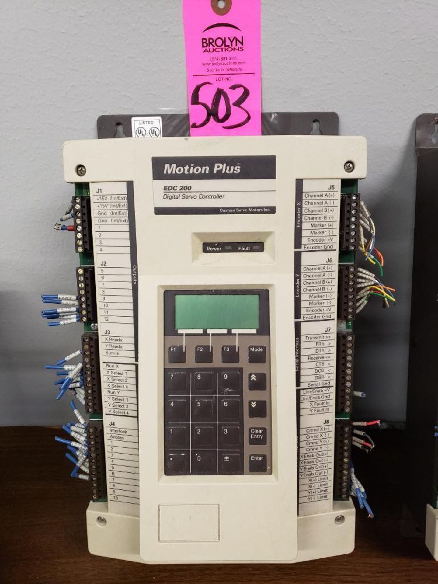 Motion Plus model EDC3200 Digital Servo Controller.