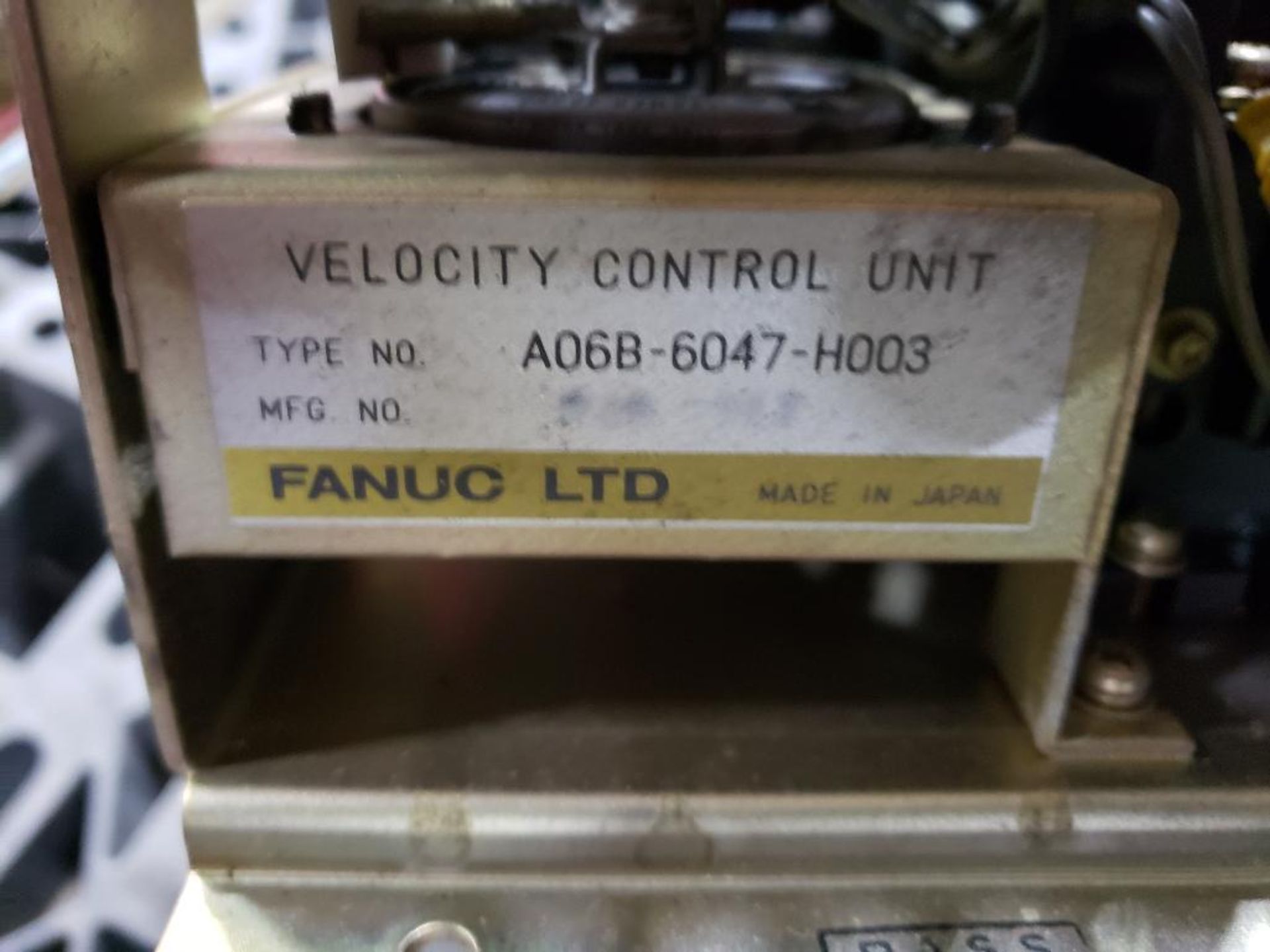 Fanuc velocity control unit model A06B-6047-H003. Pulled from working machine. - Image 3 of 5