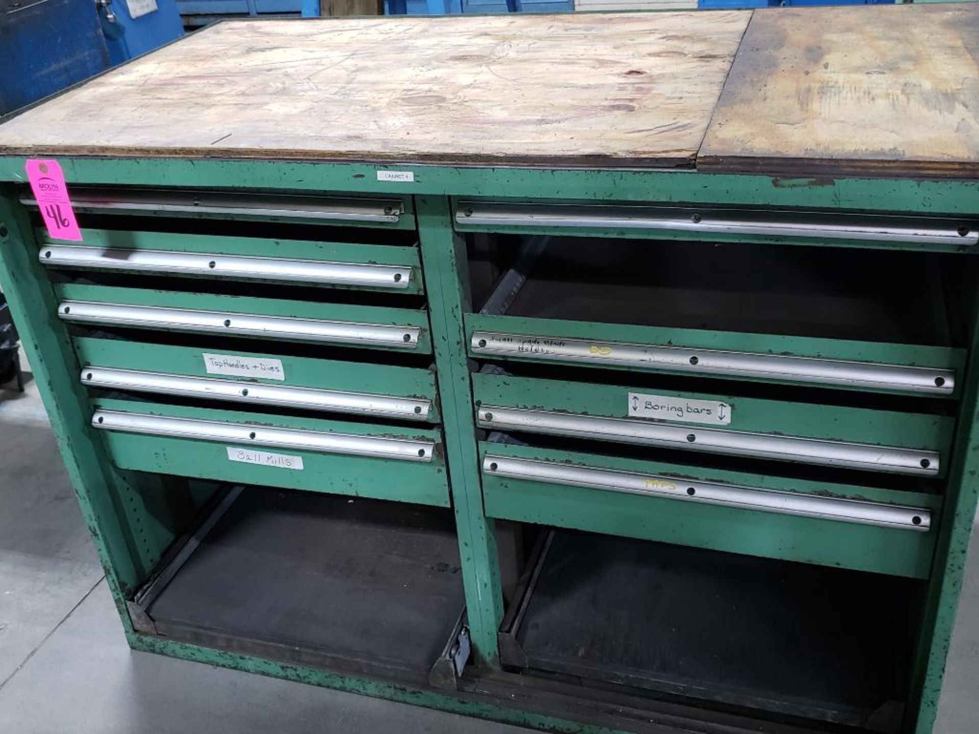 Tool cabinet work bench.