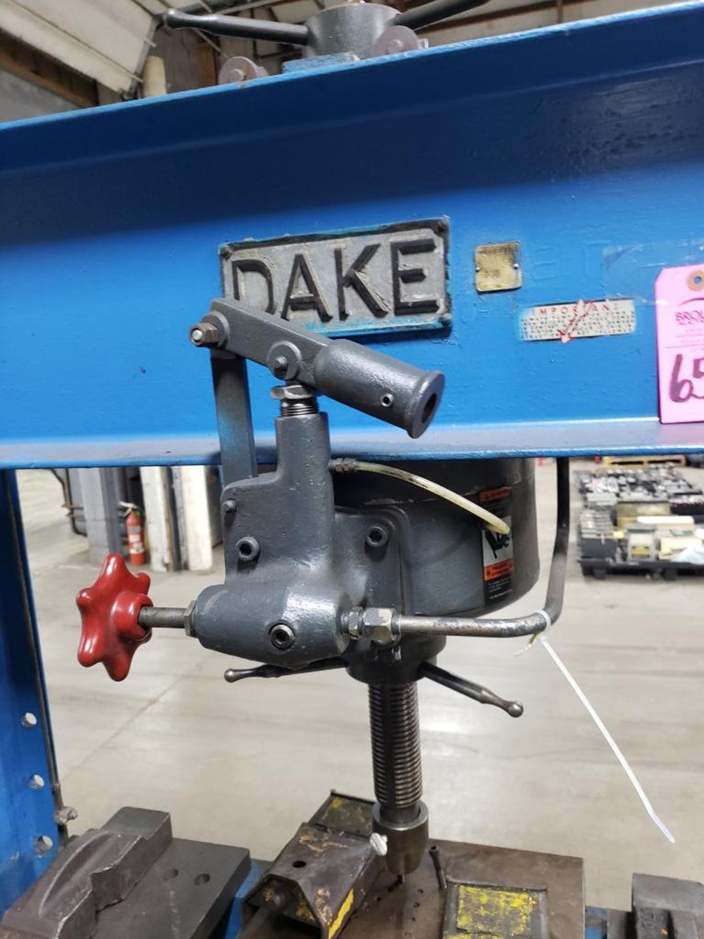 70 ton Dake model 70H hydraulic H-frame press. - Bild 4 aus 7