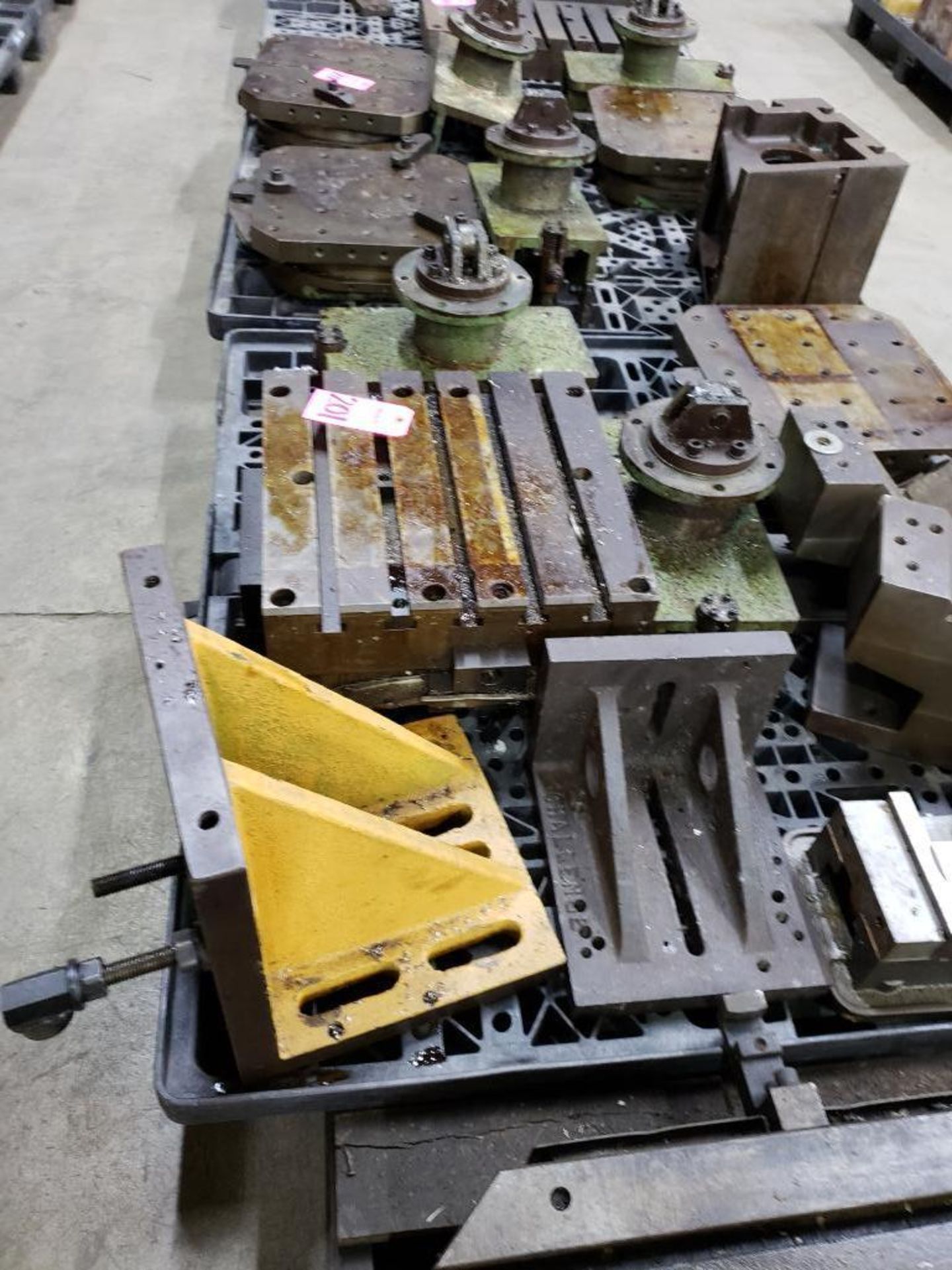 Pallet of assorted machine tooling and set up fixtures. - Image 3 of 6