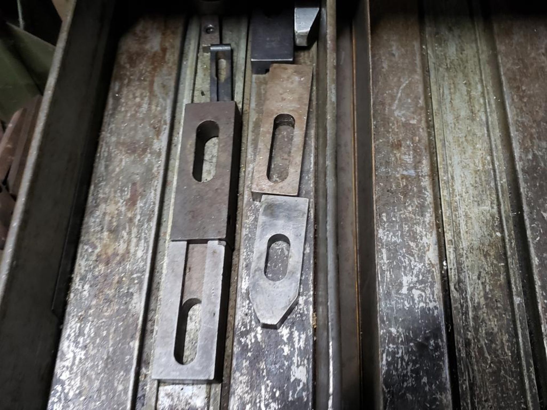 Storage bins and drawers with large quantity of press hold down hardware. - Image 10 of 11