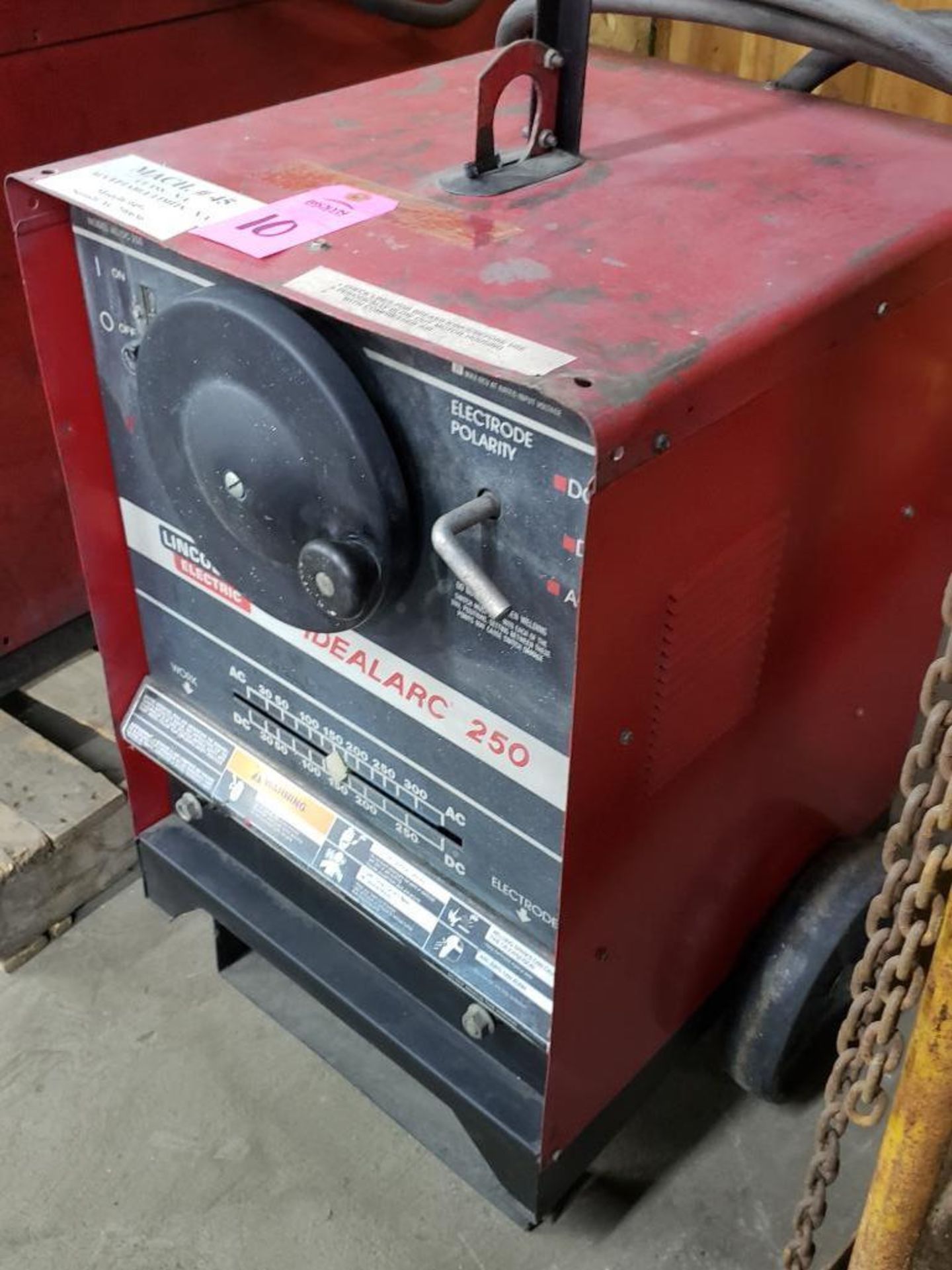 Lincoln welder Idealarc 250 AC/DC arc welder. - Image 3 of 3