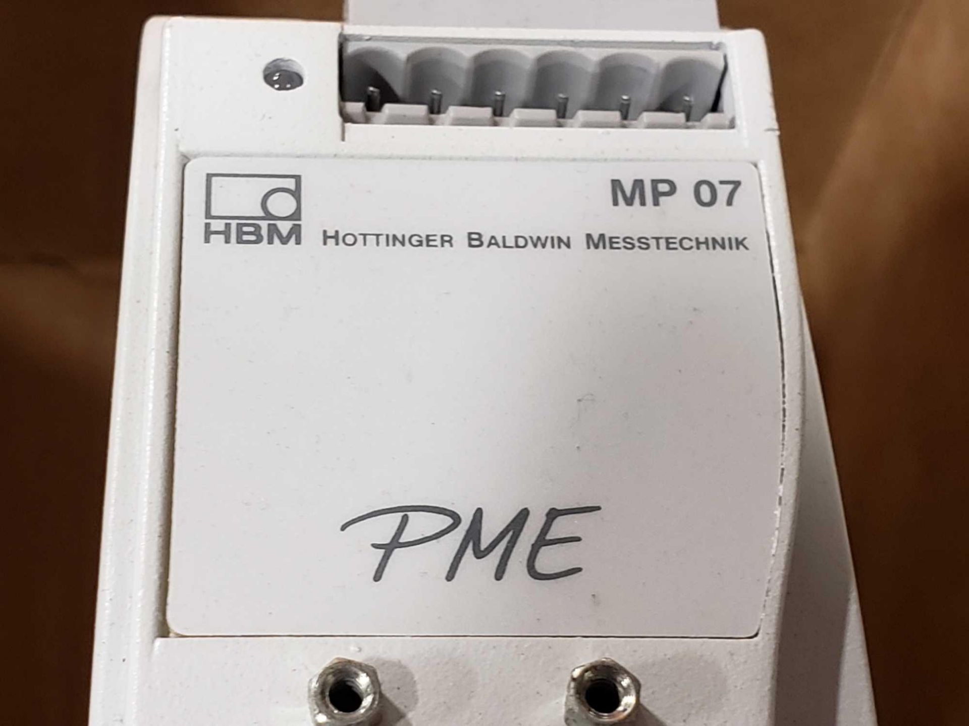 HBM Hottinger Baldwin Messtechnik model MP07 / PME controller. - Image 3 of 3