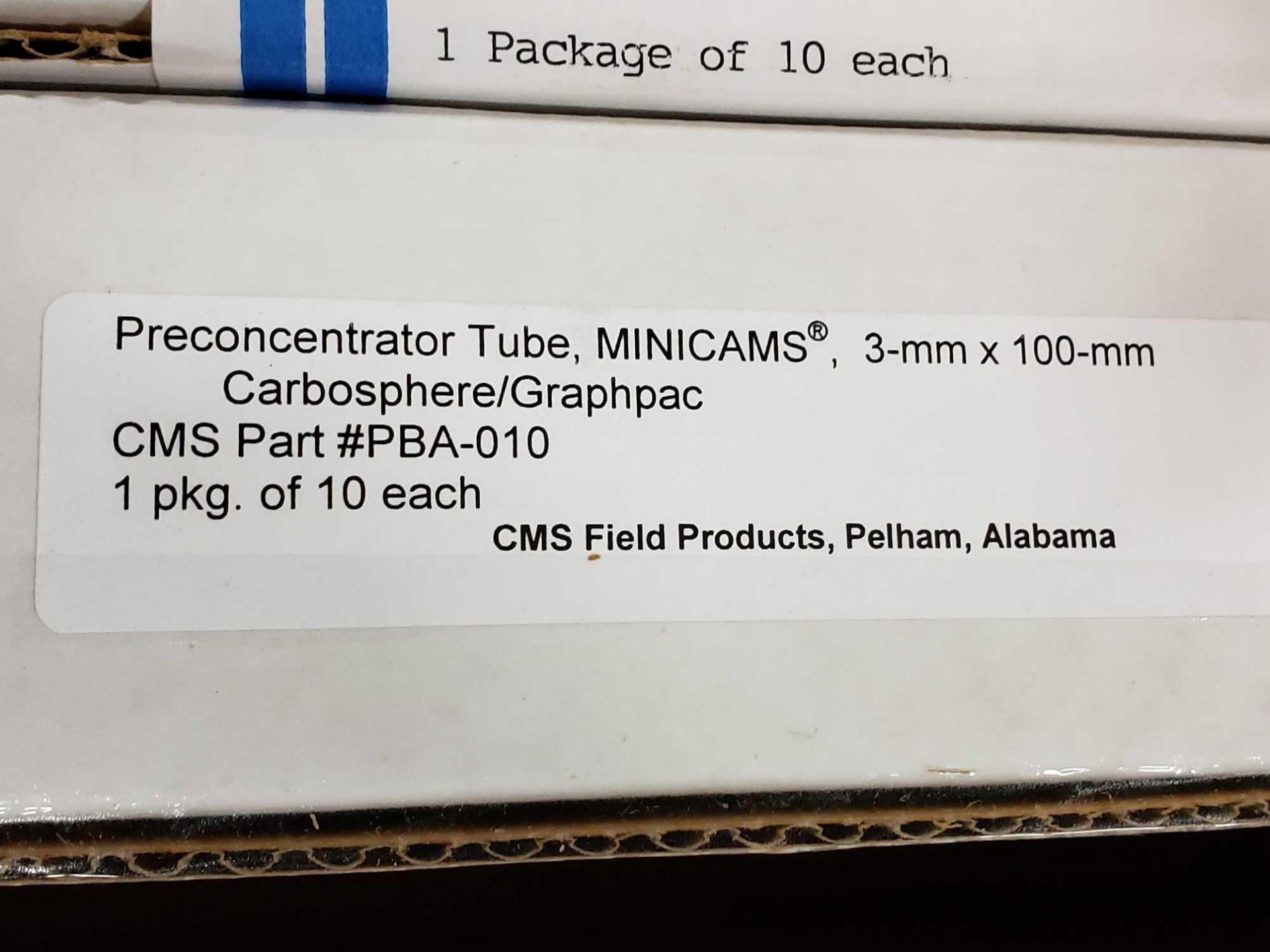 Qty 4 - CMS Field Products preconcentrator tube. Part number PBA-010 - Image 2 of 2