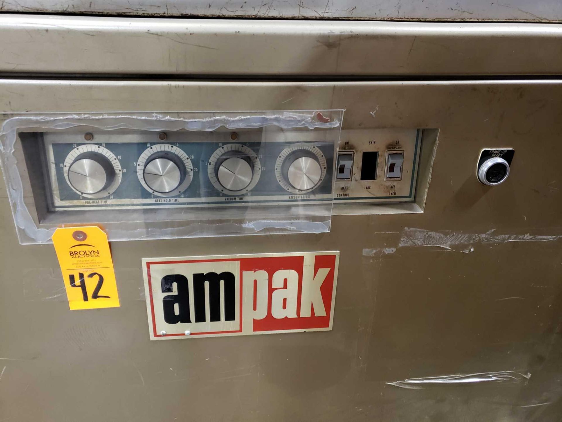 AmPak model A-4800 blister pack sealing machine. 3 phase, 220v. - Image 3 of 6