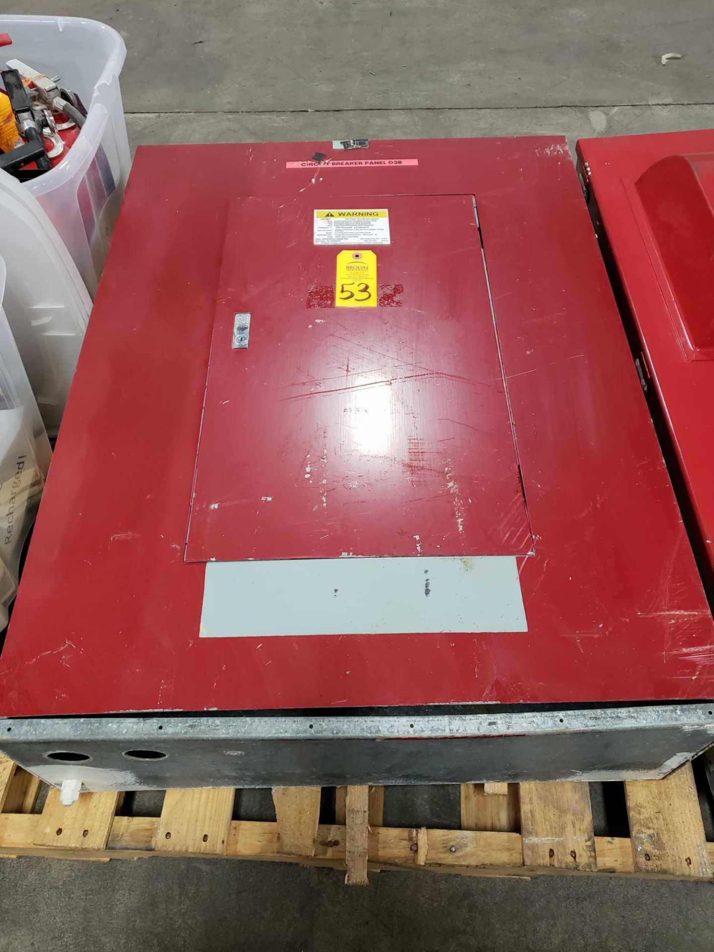 Westinghouse 480v 400amp load center breaker box.