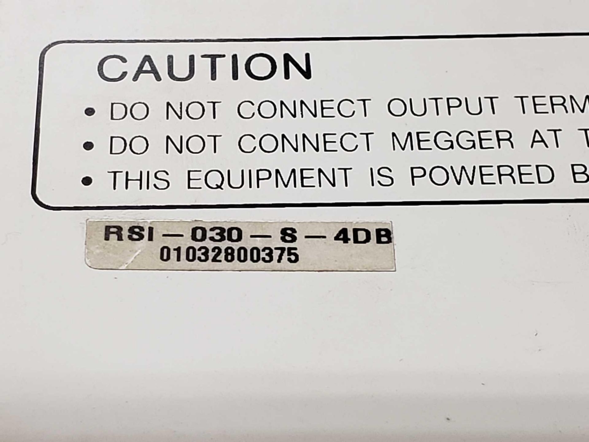 Benshaw RSI-030-S-4DB uni-torque S-series drive. Appears unused with box. Does not include keypad. - Image 3 of 9