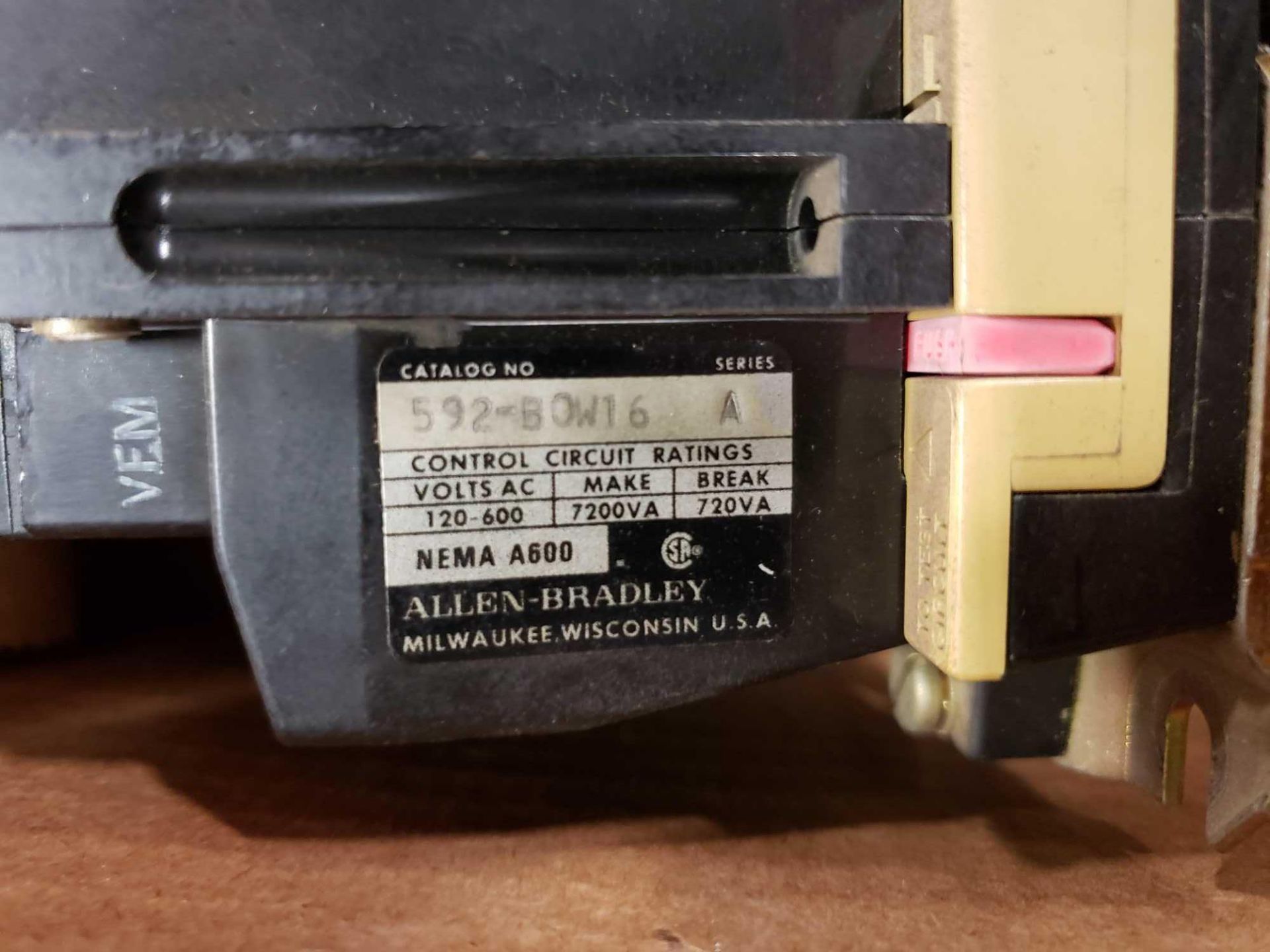 Qty 2 - Allen Bradley contactors. - Image 3 of 3