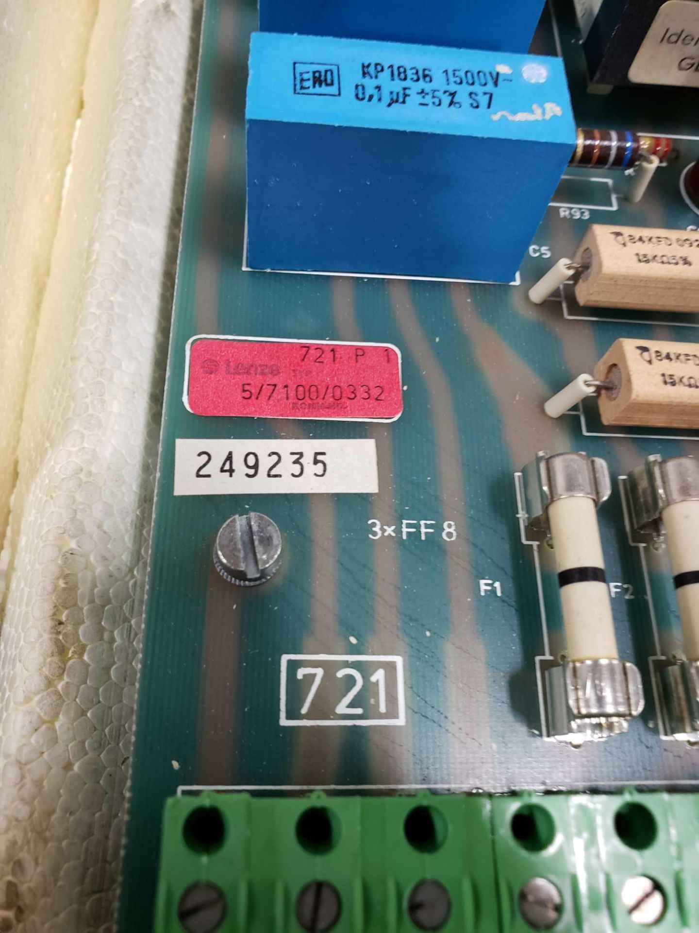 Lenze drive control board model 721. New as pictured. - Image 4 of 4