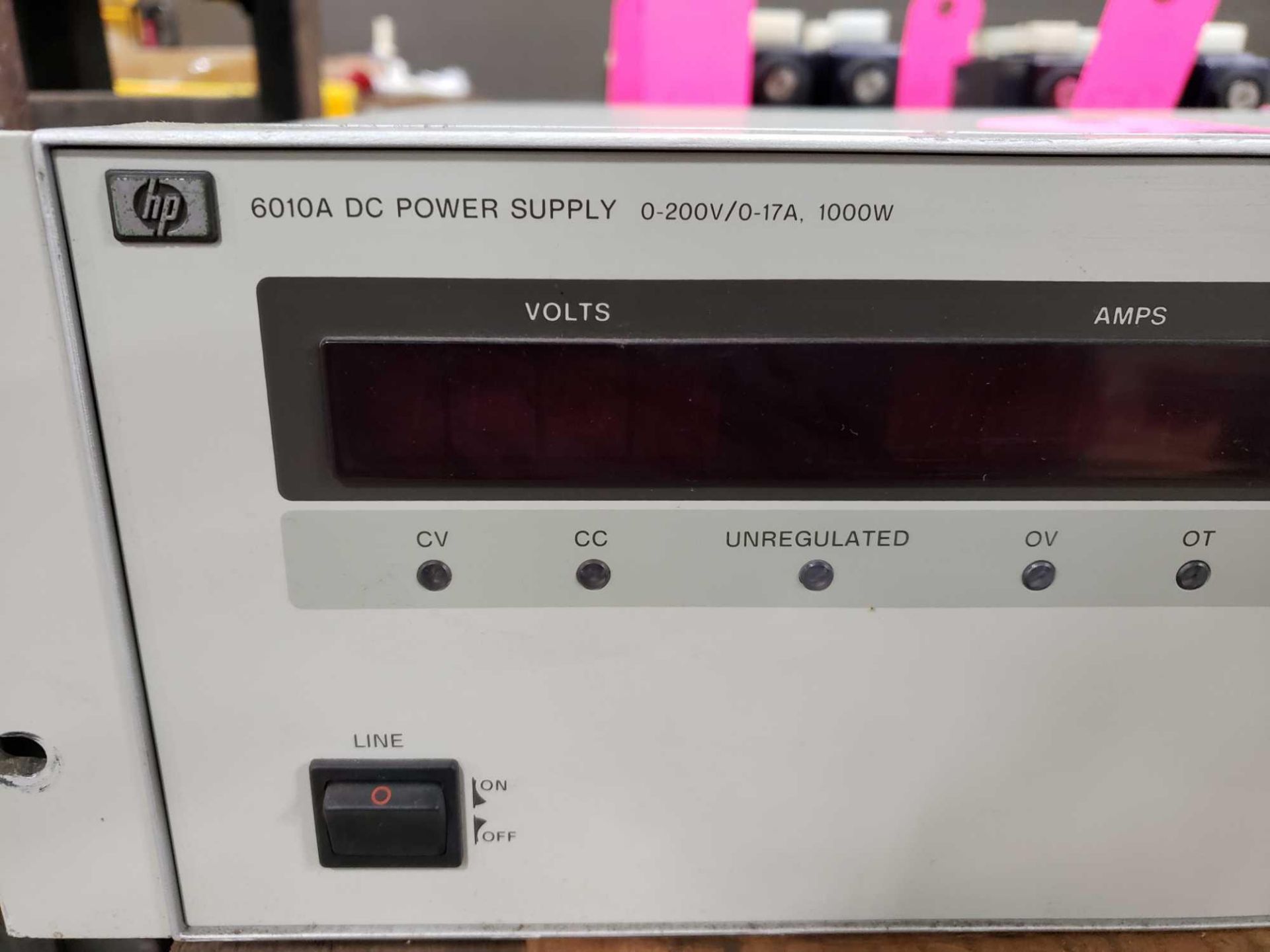 HP model 6010A, DC power supply. 0-200V/0-17A, 1000w. - Image 3 of 3