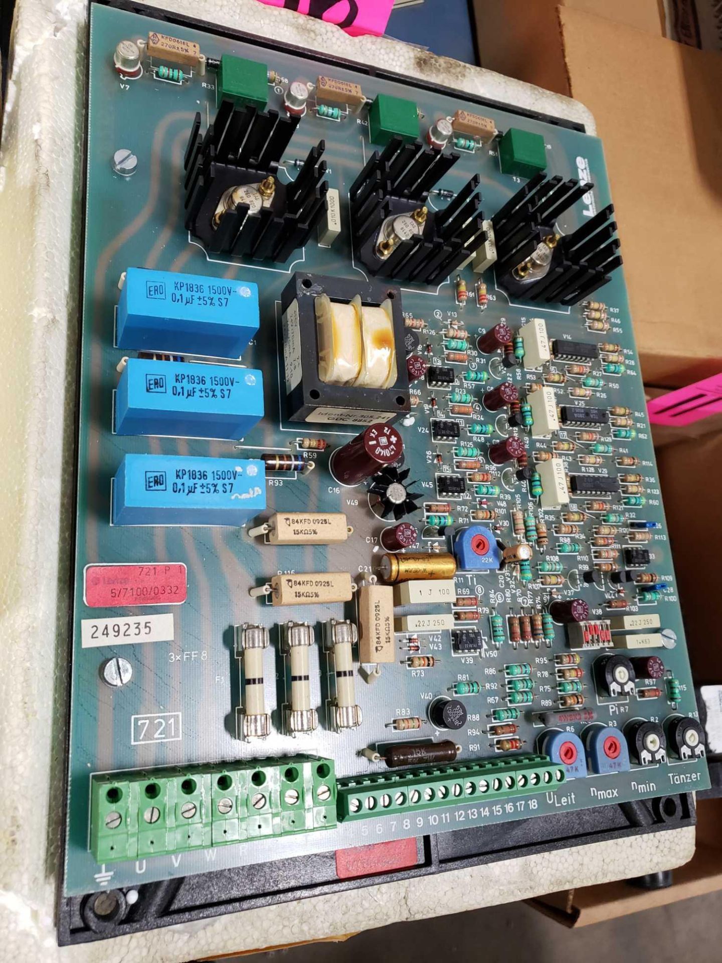 Lenze drive control board model 721. New as pictured. - Image 3 of 4
