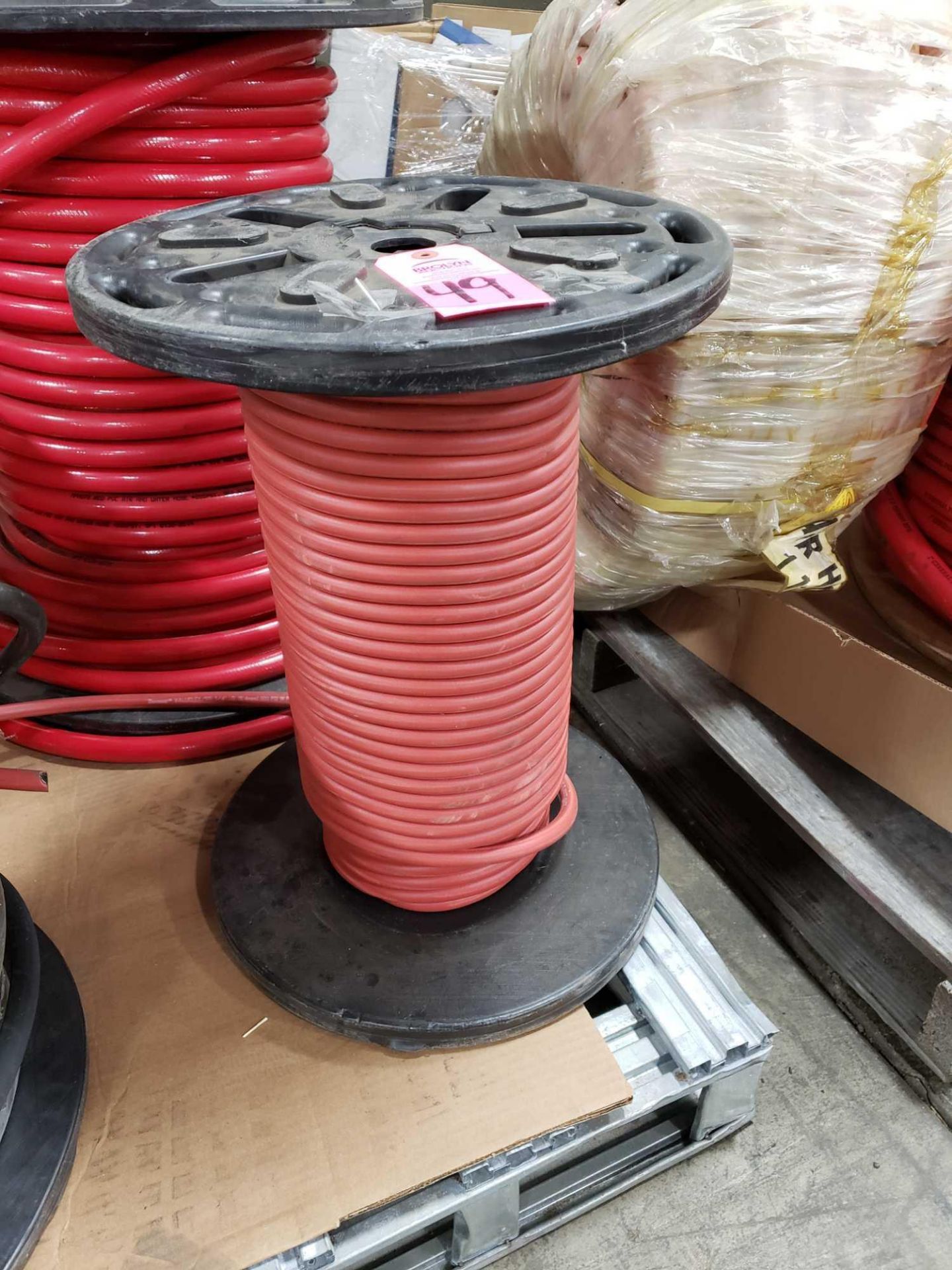 spool of air and water hose. New as pictured.