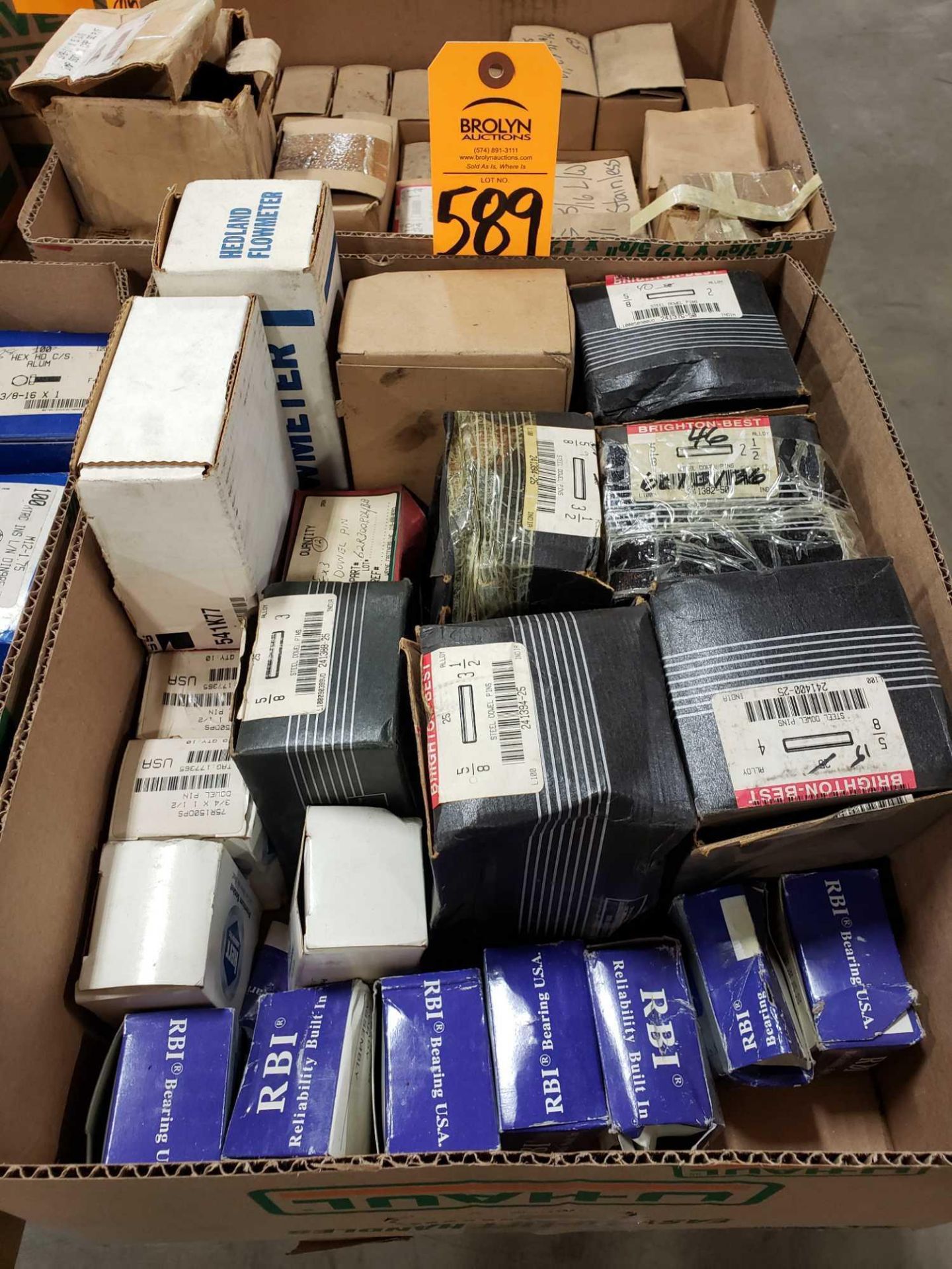Qty 21 - boxes of assorted new hardware as pictured.