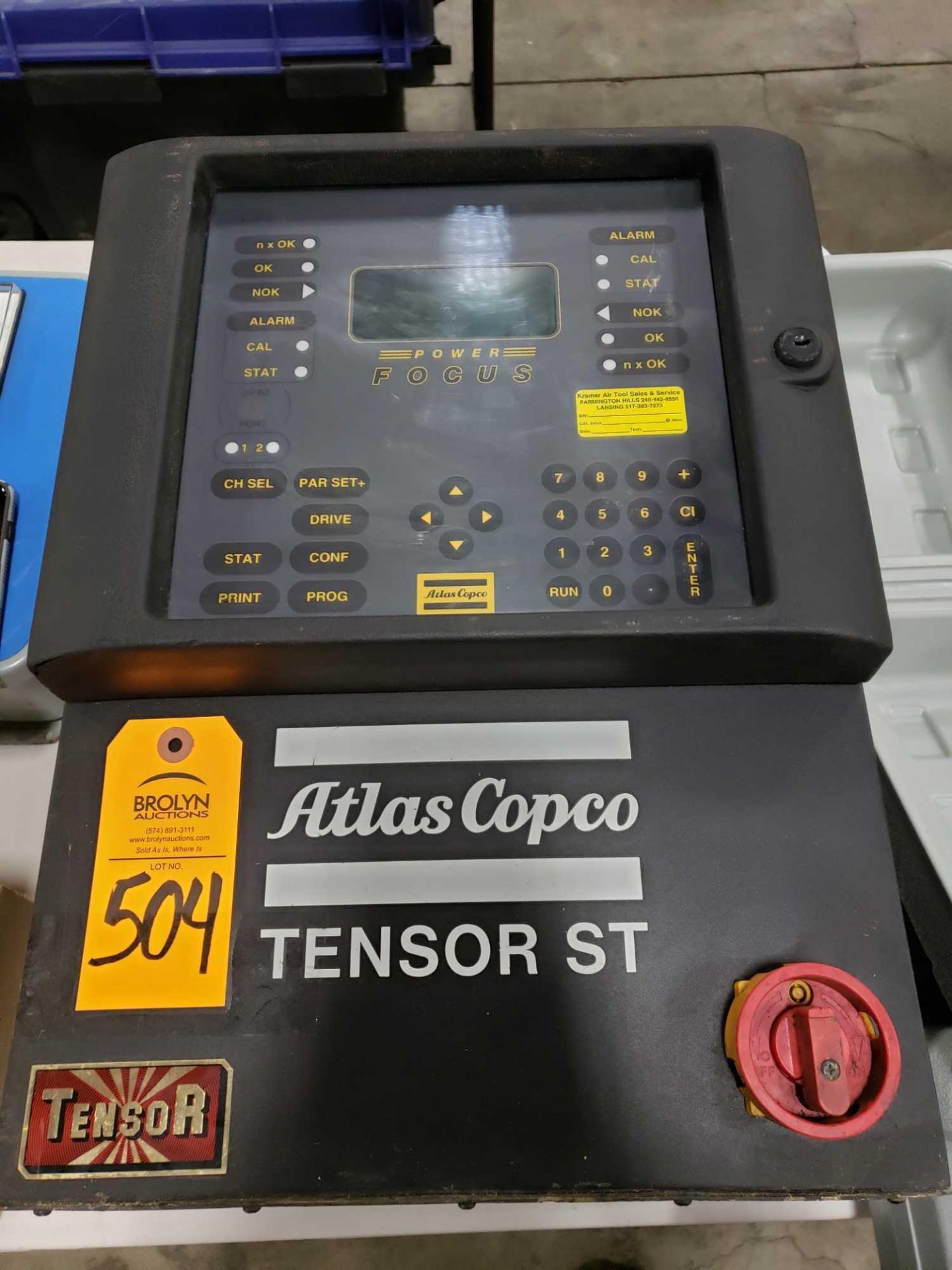 Atlas Copco Power Focus controller. Type 2102-59-115RST.