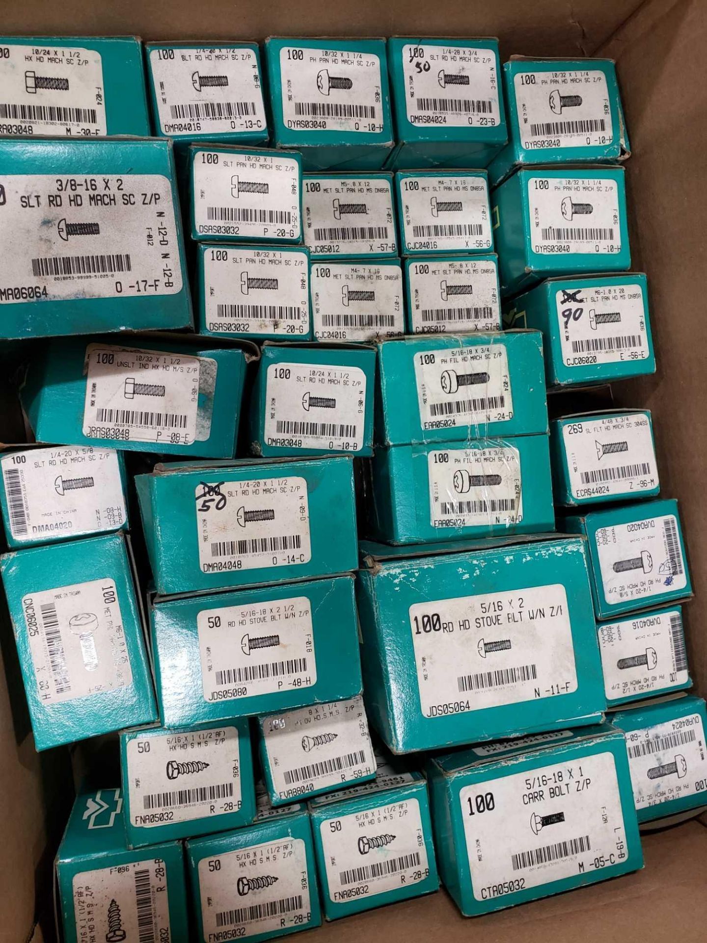 Qty 33 - boxes of assorted new hardware as pictured. - Image 2 of 2