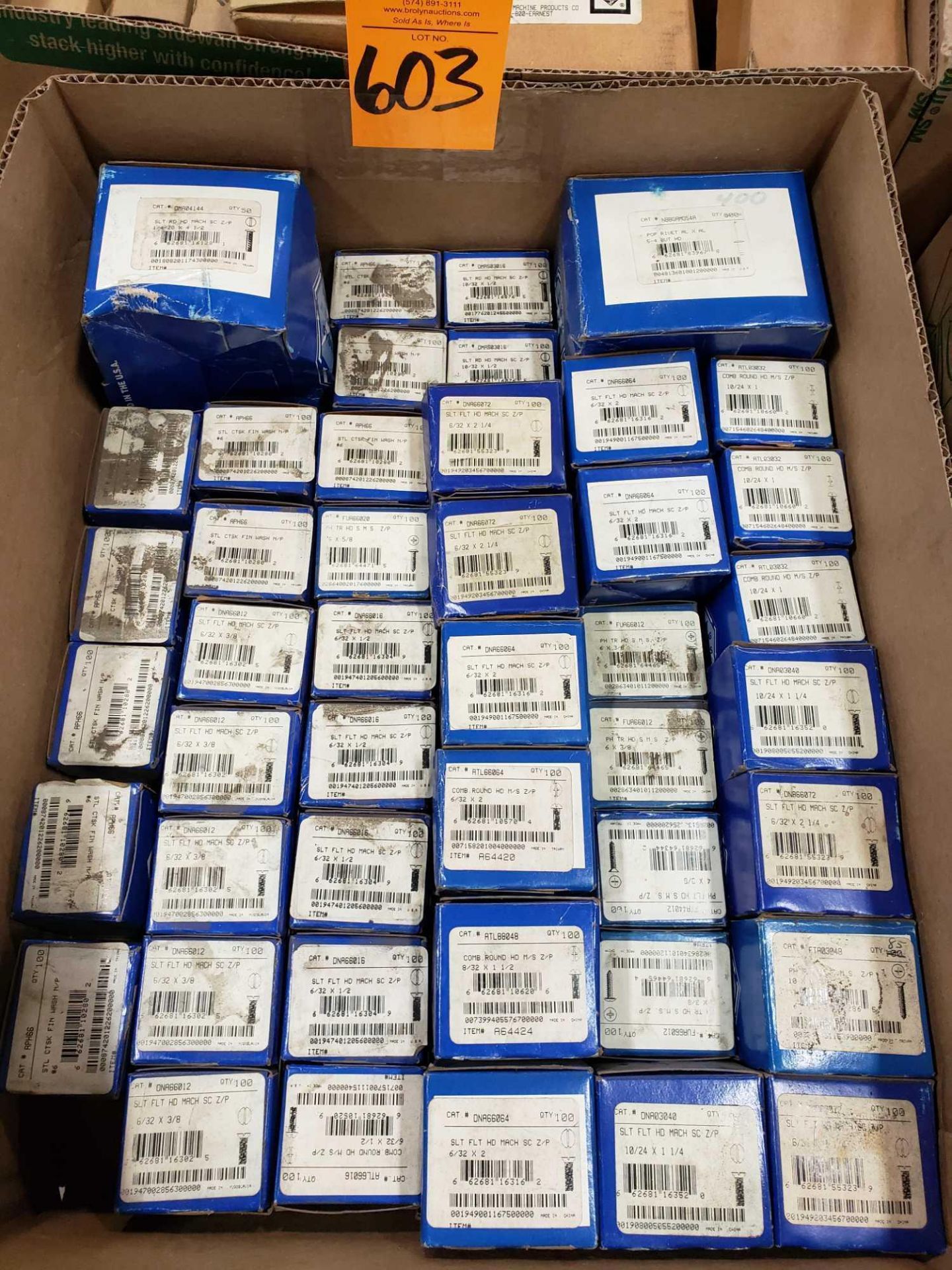 Qty 45 - boxes of assorted new hardware as pictured. - Image 2 of 2