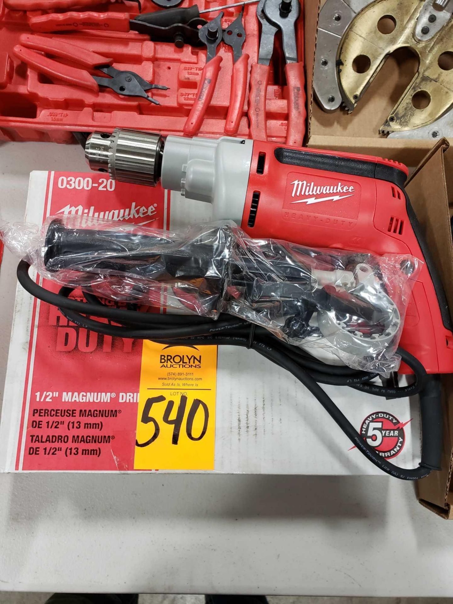 Milwaukee 1/2" drill catalog number 0300-20. New in box.