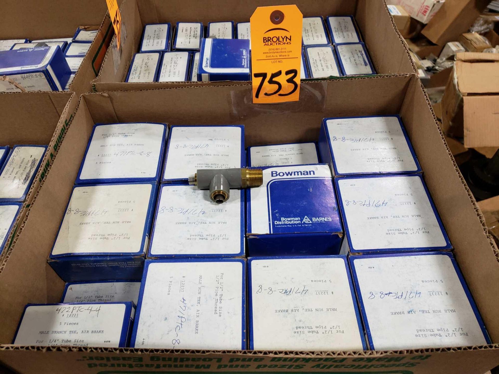 Qty 120 - Assorted fittings as pictured. New in boxes.