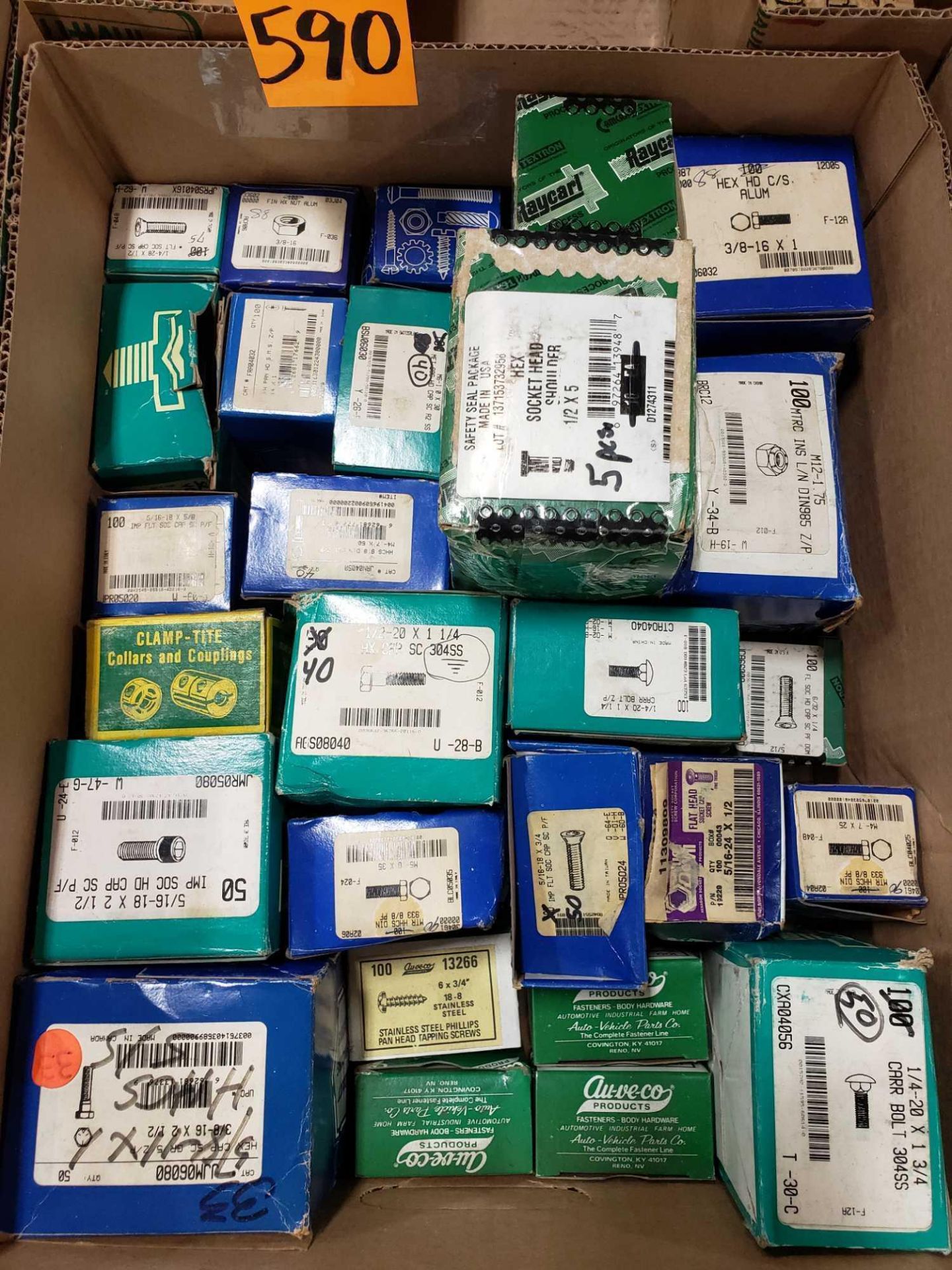 Qty 27 - boxes of assorted new hardware as pictured. - Image 2 of 2